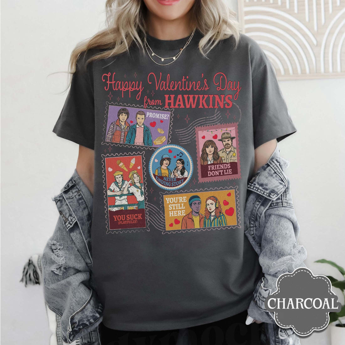 Retro Alien Valentine Graphic T-Shirt – Vintage Sci-Fi Aesthetic Tee