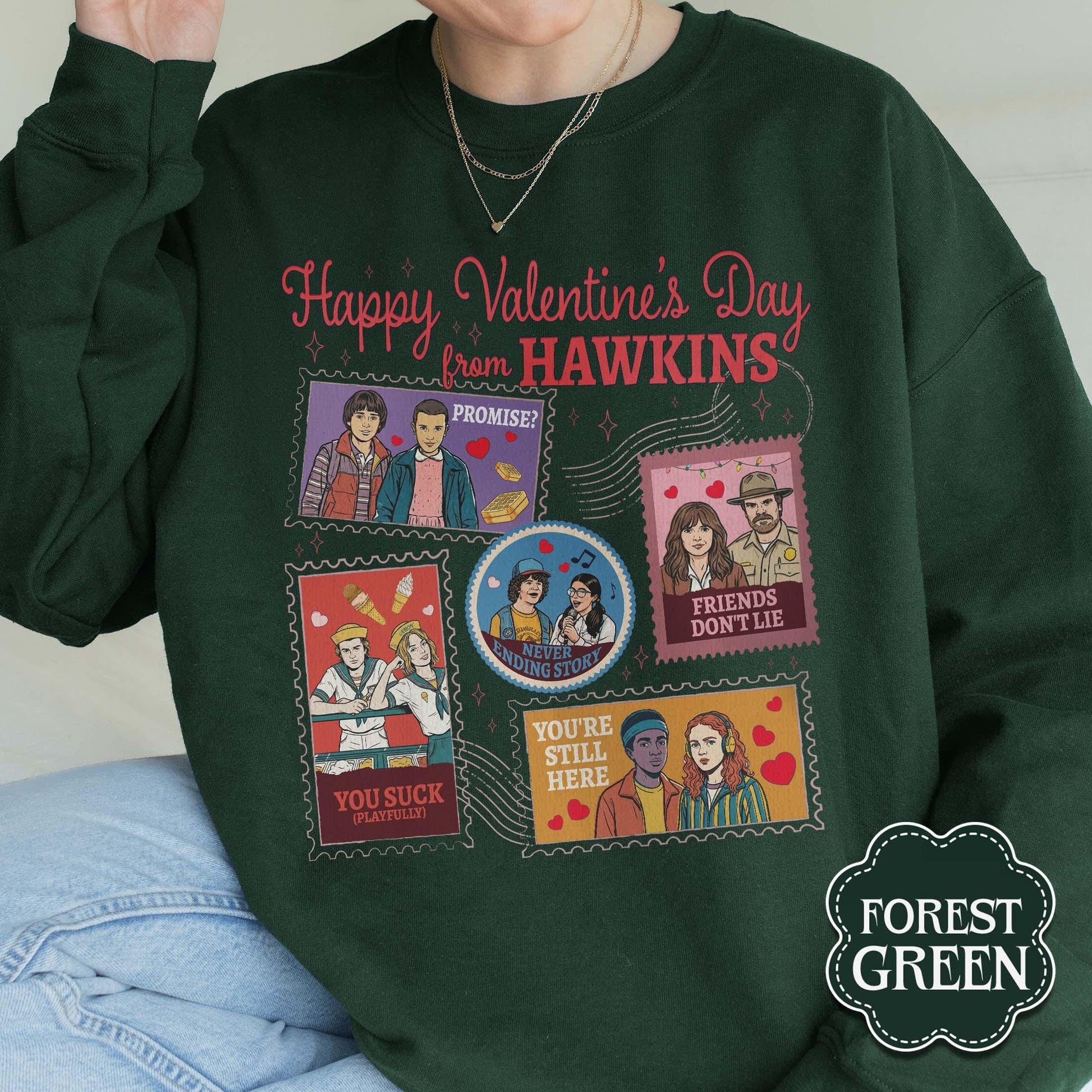 Retro Alien Valentine Graphic T-Shirt – Vintage Sci-Fi Aesthetic Tee