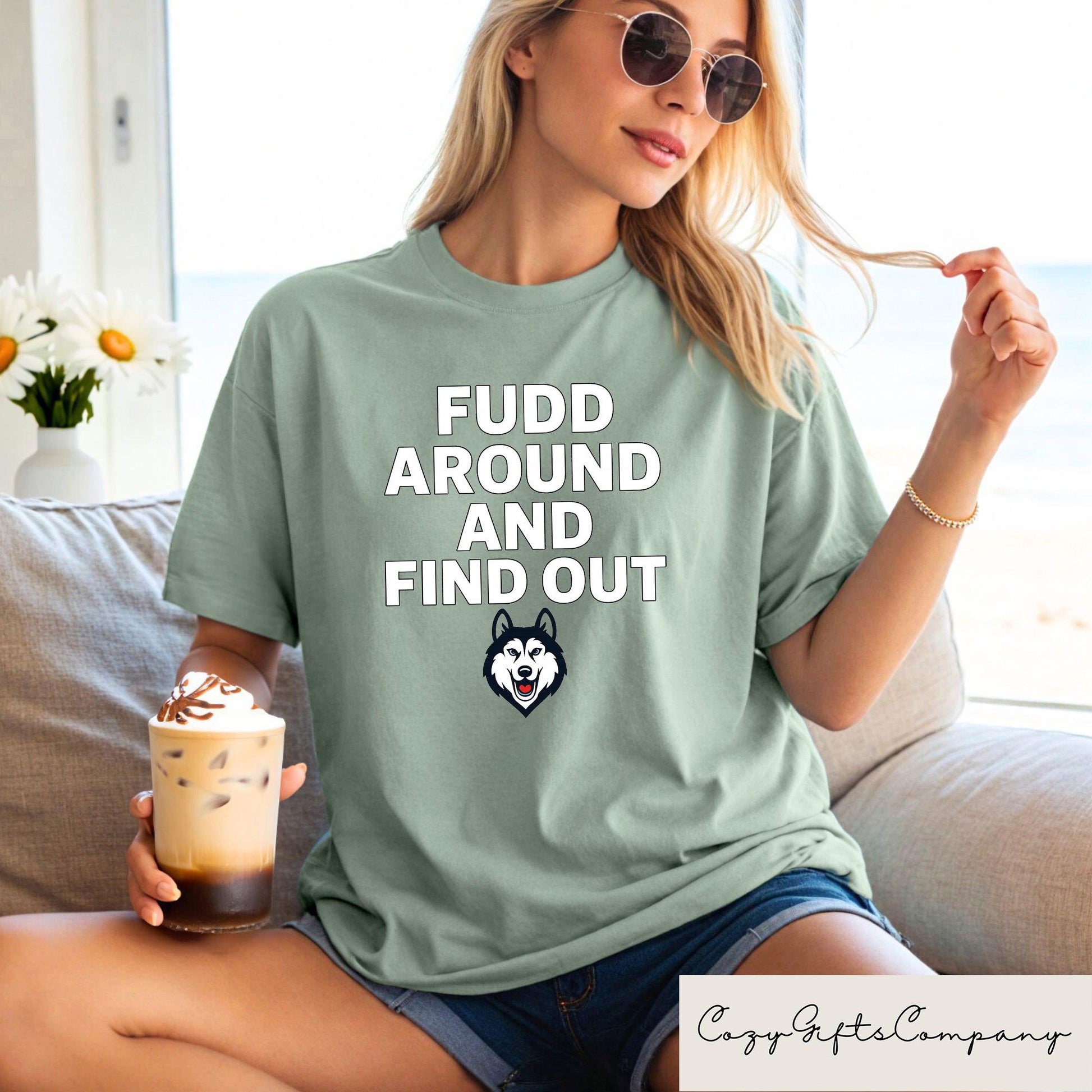 Retro Comfort Women’s Shirt – Fudd Around and Find Out T-Shirt, Sarcastic Adult Humor Sweatshirt