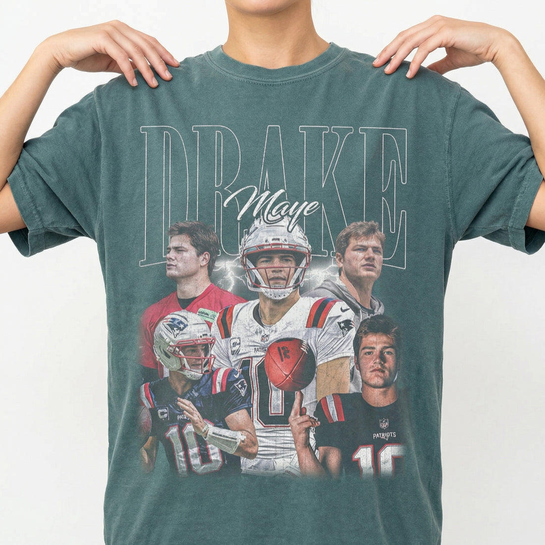 Retro Drake 90s Football Graphic Tee - Vintage Game Day Shirt