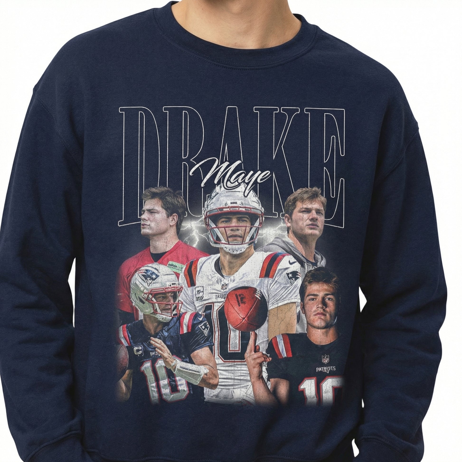 Retro Drake 90s Football Graphic Tee - Vintage Game Day Shirt