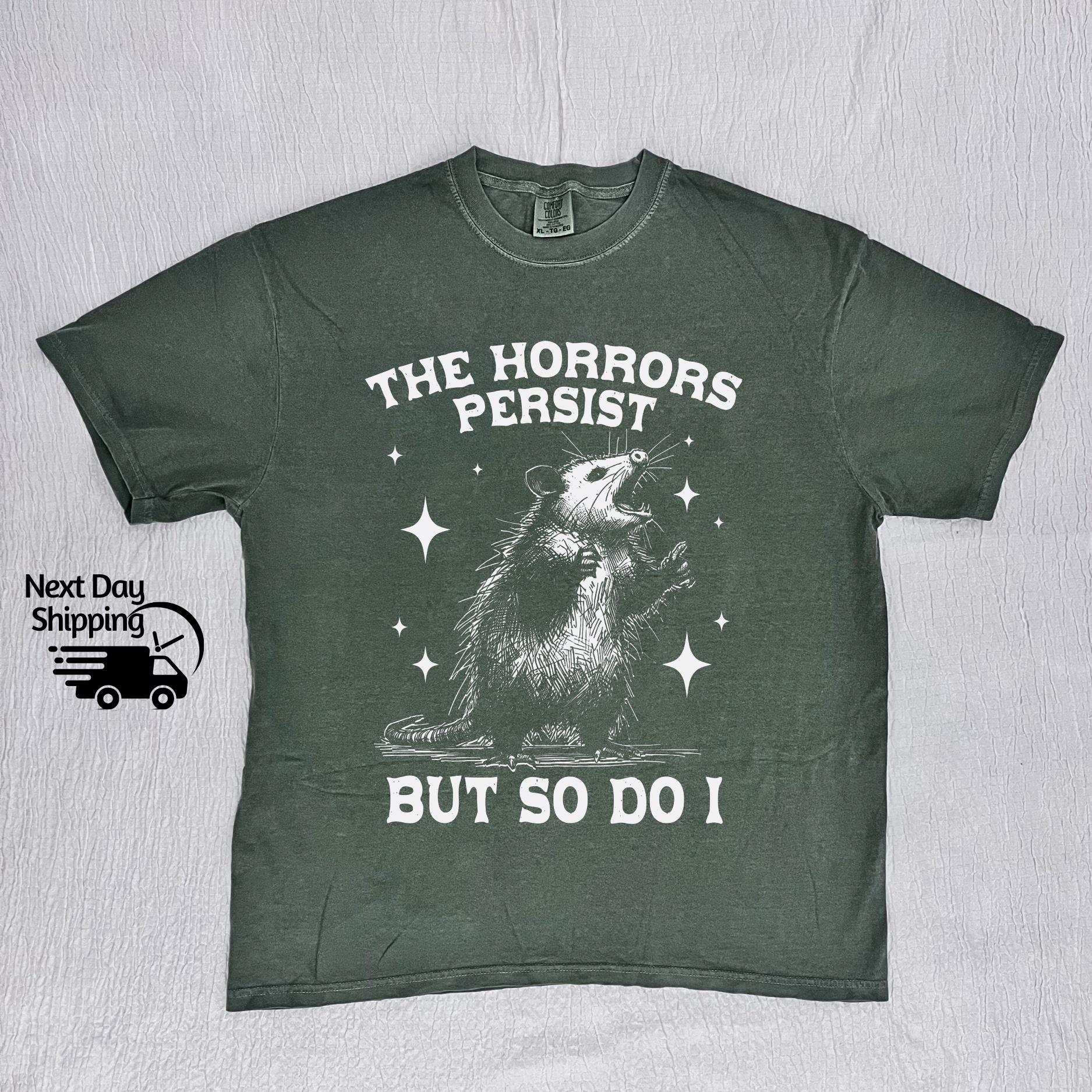 Retro Funny Possum Graphic T-Shirt - Vintage 90s Humor Tee