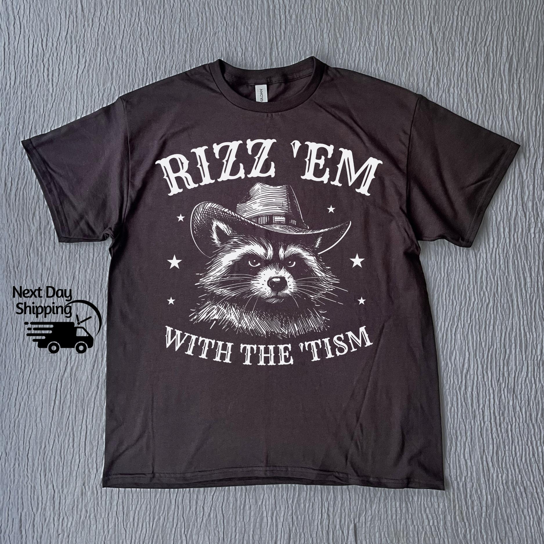 Retro Funny Raccoon Graphic T-Shirt - Vintage 90s Humor Tee