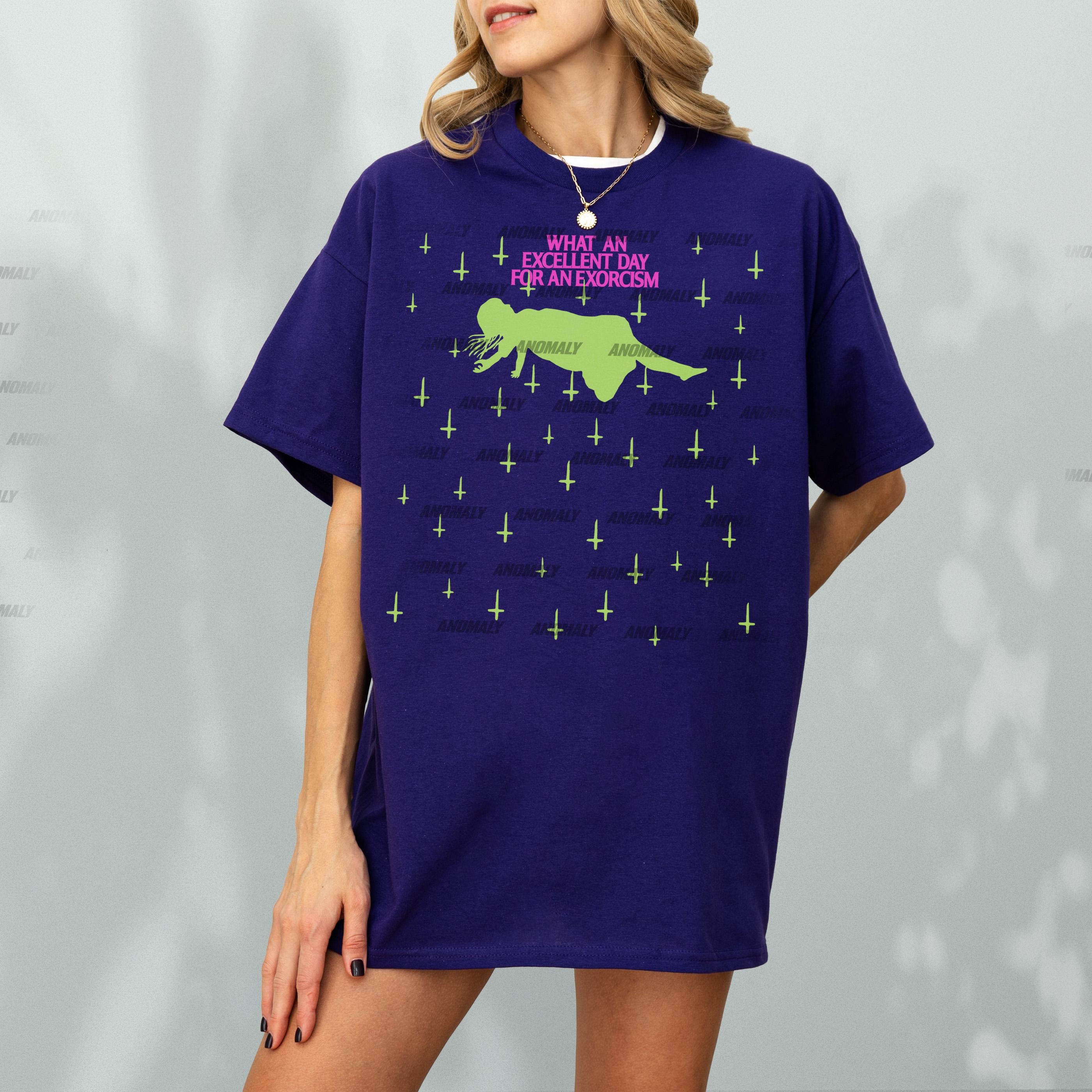 Retro Horror Movie Graphic Tee – Exorcism Scene Gothic T-Shirt