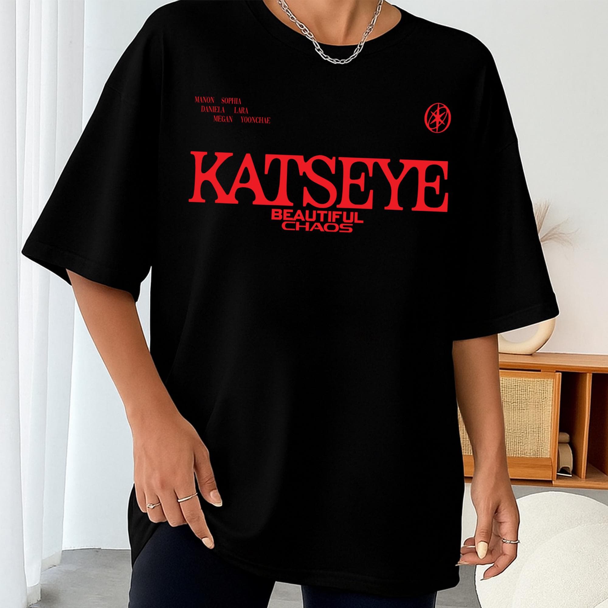 Retro Katseye Beautiful Chaos Tracklist Hoodie – K-Pop Inspired Shirt & Tee