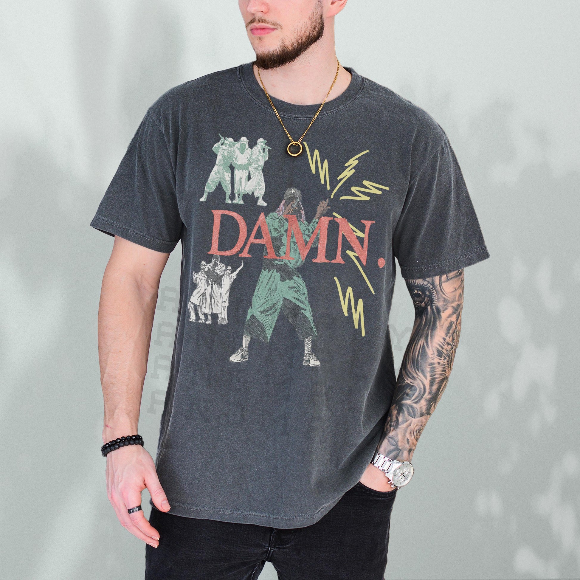 Retro Kendrick Graphic Tee – Streetwear Rap Music Lamar T-Shirt