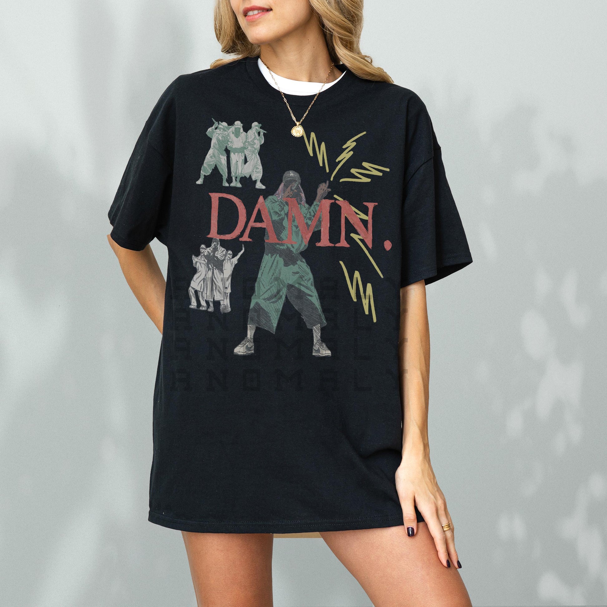 Retro Kendrick Graphic Tee – Streetwear Rap Music Lamar T-Shirt