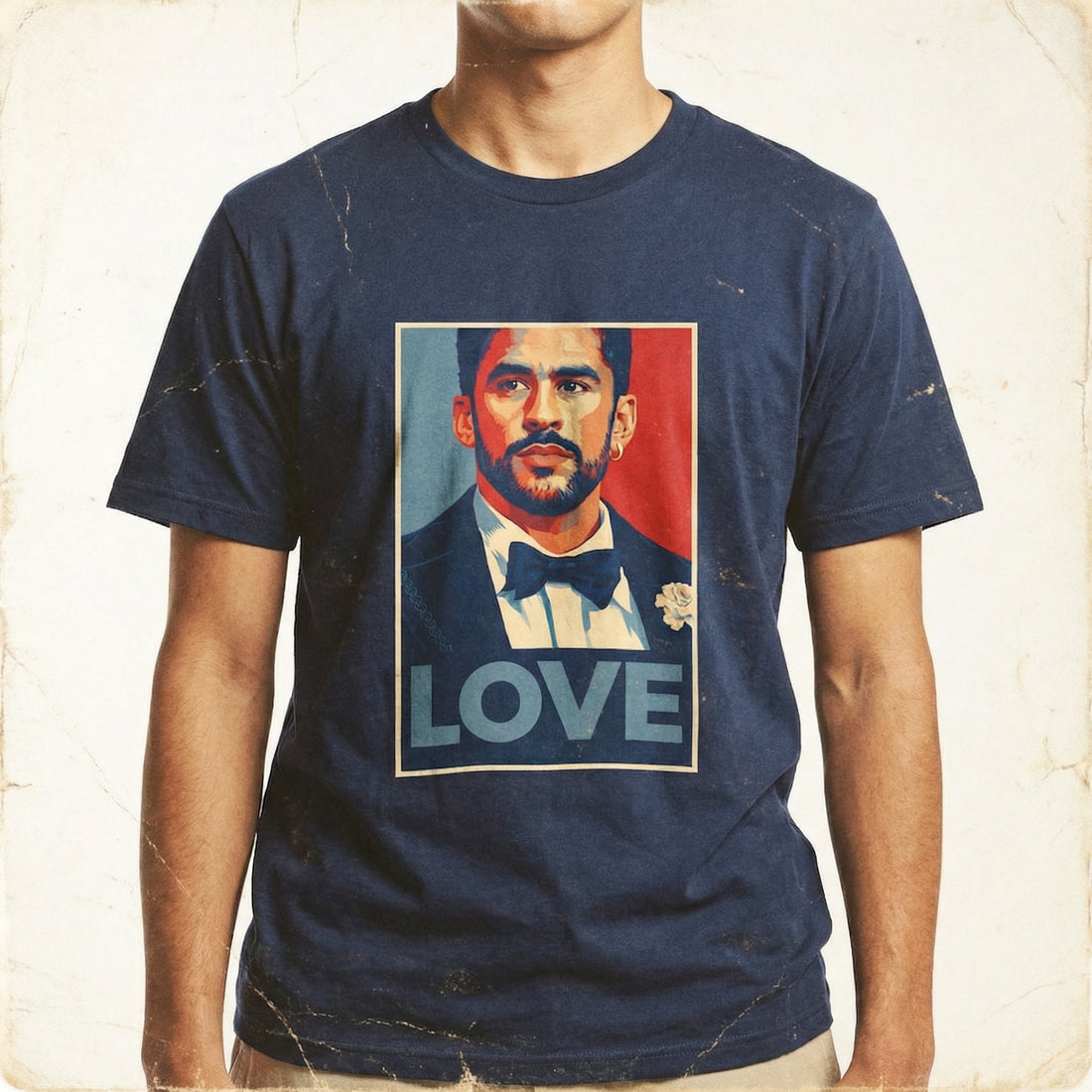Retro Love Graphic T-Shirt – Vintage Benito Pop Art Inspired Tee
