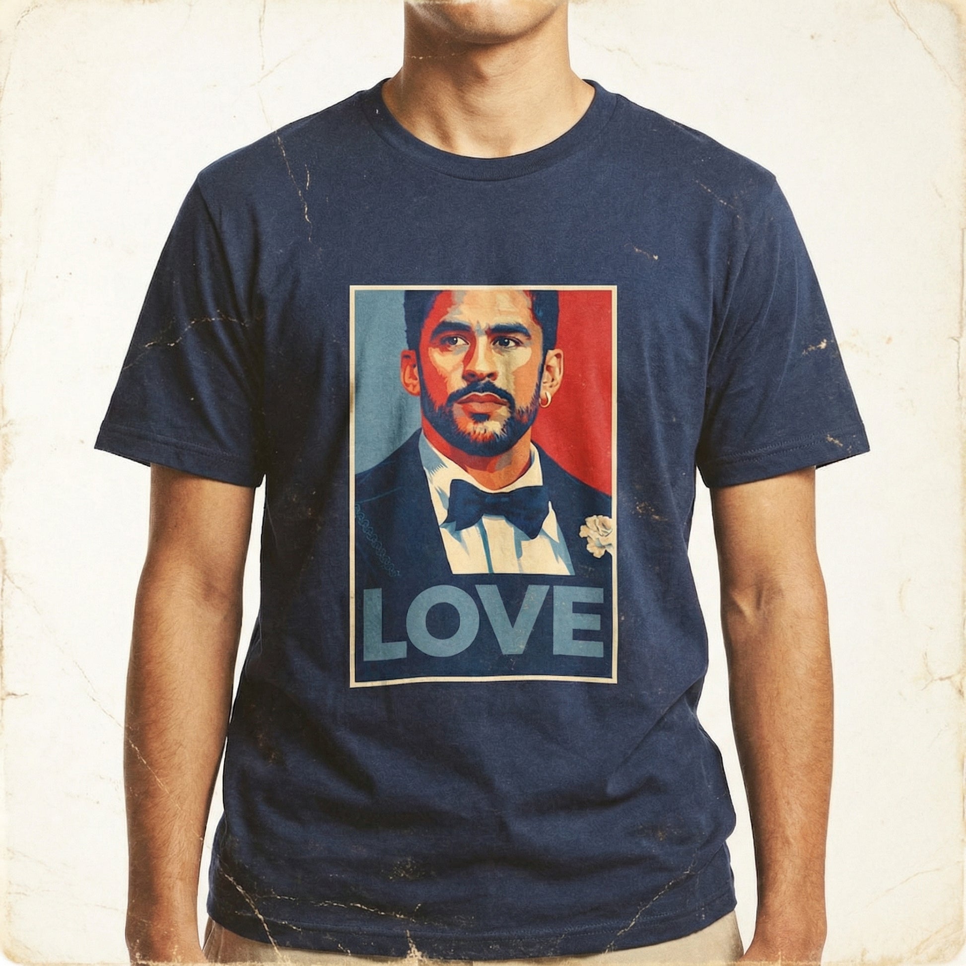Retro Love Graphic T-Shirt – Vintage Benito Pop Art Inspired Tee