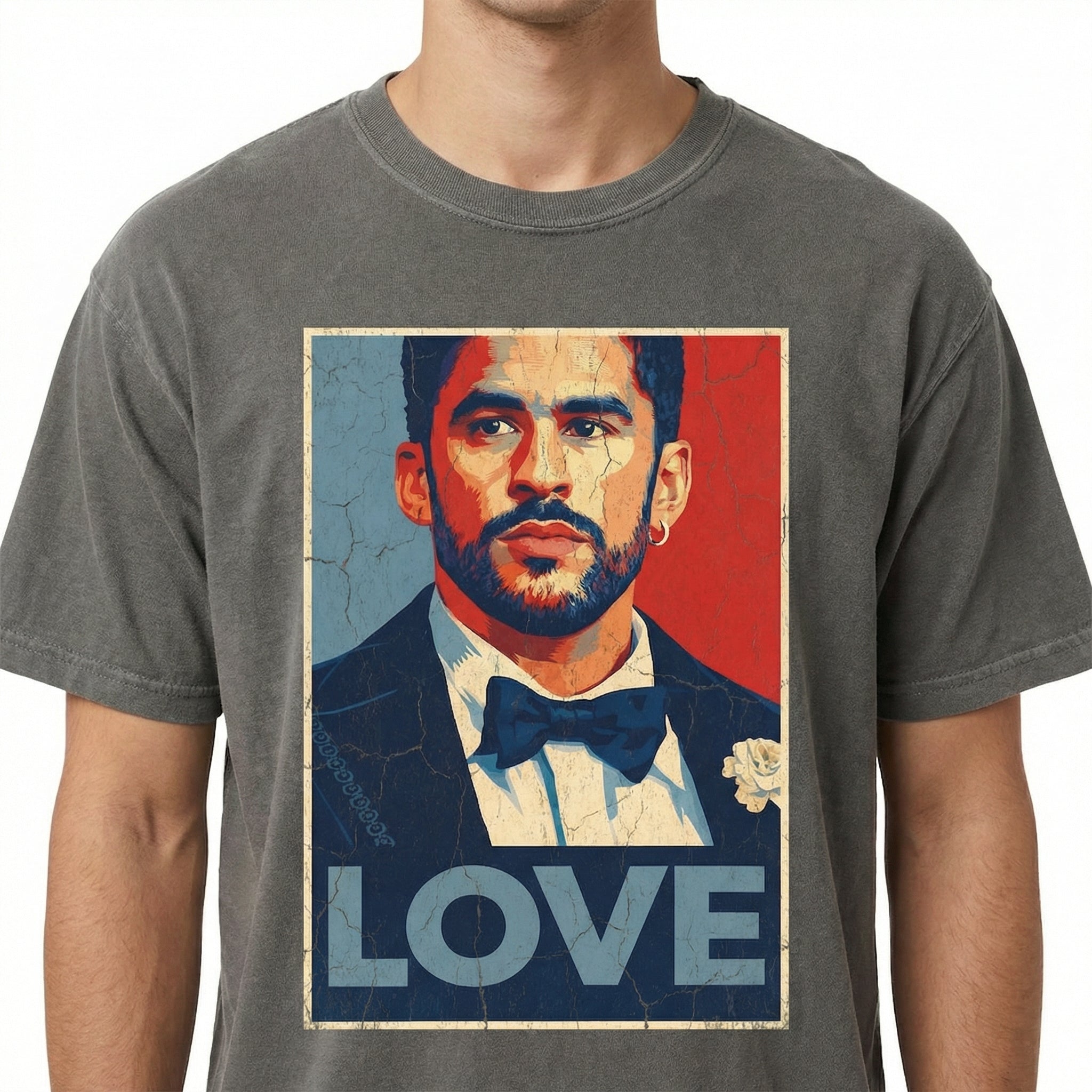 Retro Love Graphic T-Shirt – Vintage Benito Pop Art Inspired Tee