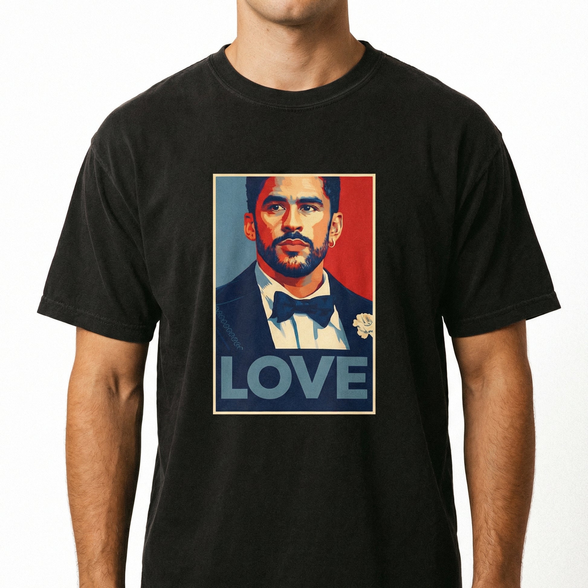 Retro Love Graphic T-Shirt – Vintage Benito Pop Art Inspired Tee