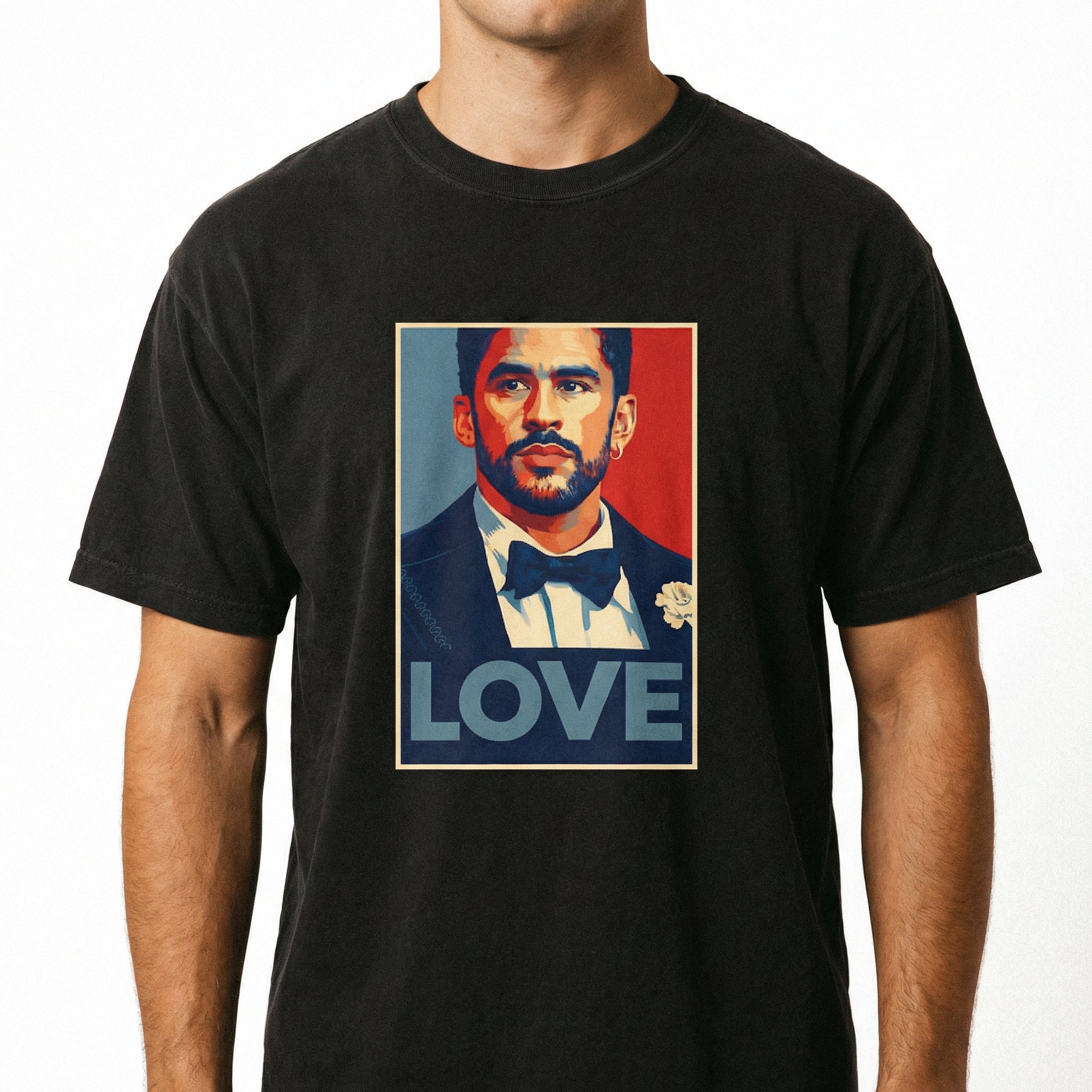 Retro Love Graphic T-Shirt – Vintage Benito Pop Art Inspired Tee