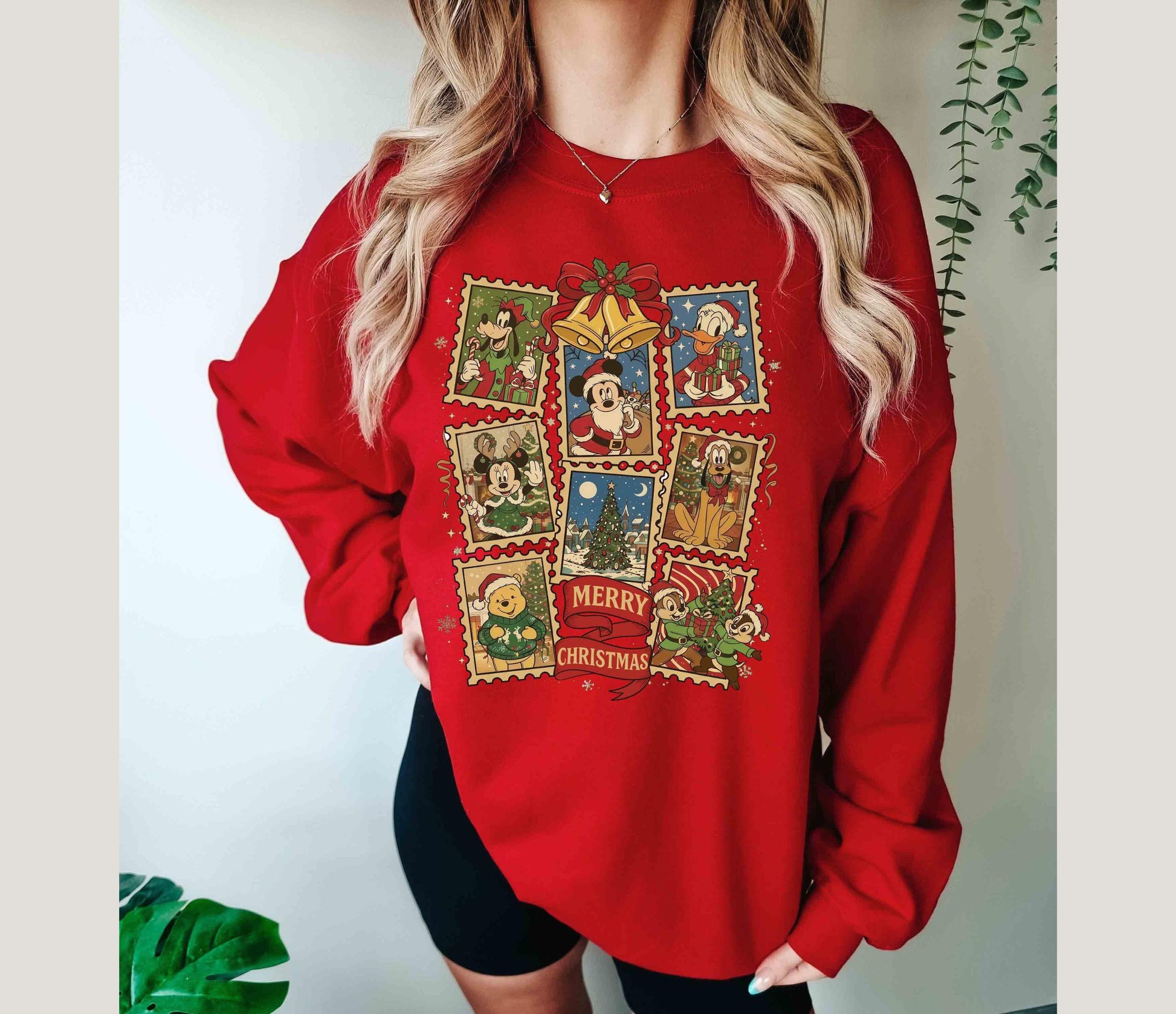 Retro Merry Christmas Shirt – Cartoon Mouse & Friends Inspired Holiday Tee