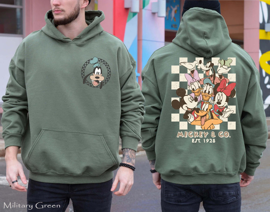 Retro Mouse & Co Inspired 1928 Sweatshirt – Vintage Family Matching Shirt