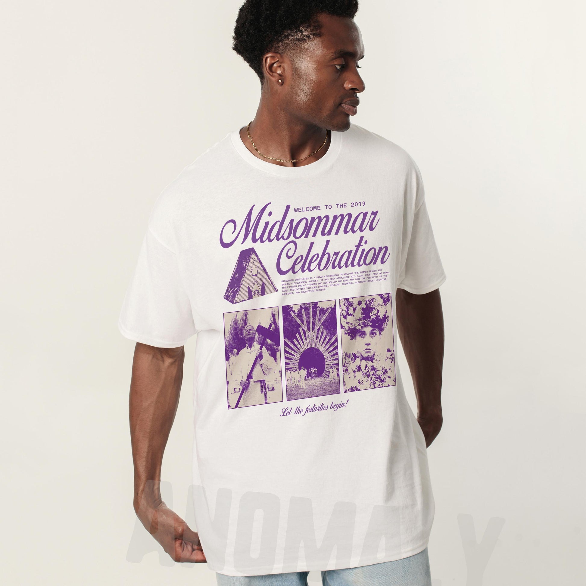 Retro Midsommar Celebration T-Shirt – Funny Modern Horror Movie Graphic Tee