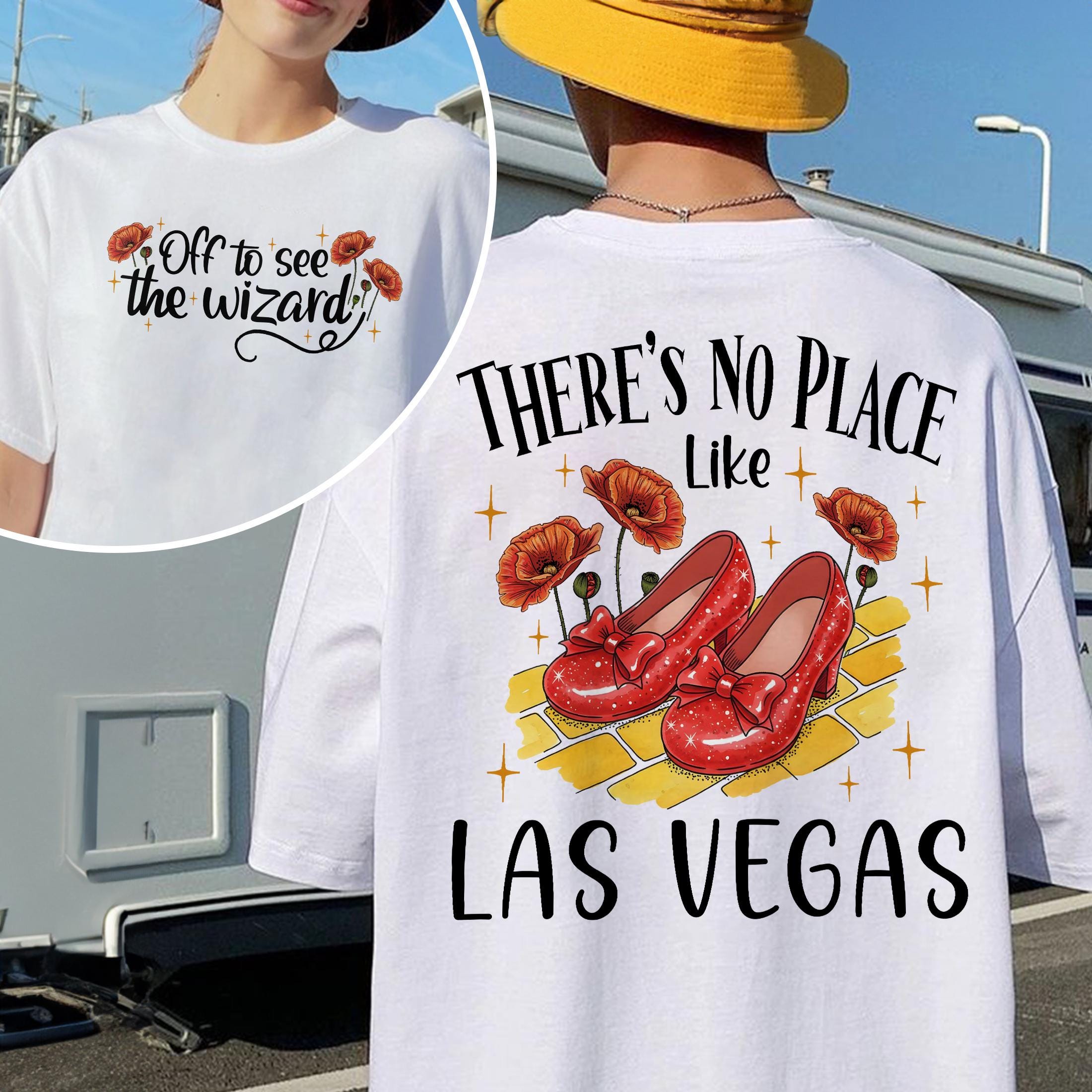 Retro Off to See the Wizard Sweatshirt – No Place Like Las Vegas Shirt, Emerald City Inspired Fan Tee