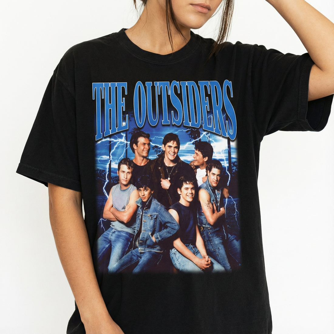 Retro Outsiders Style Graphic T-Shirt – Vintage Youth Aesthetic Tee