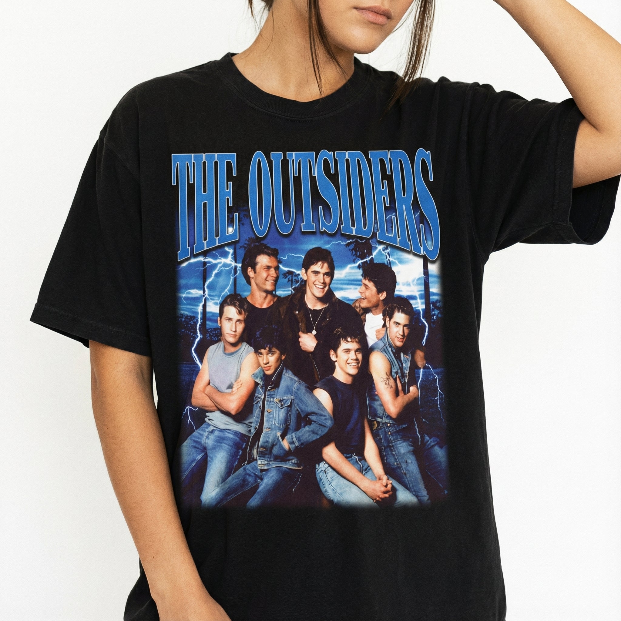 Retro Outsiders Style Graphic T-Shirt – Vintage Youth Aesthetic Tee
