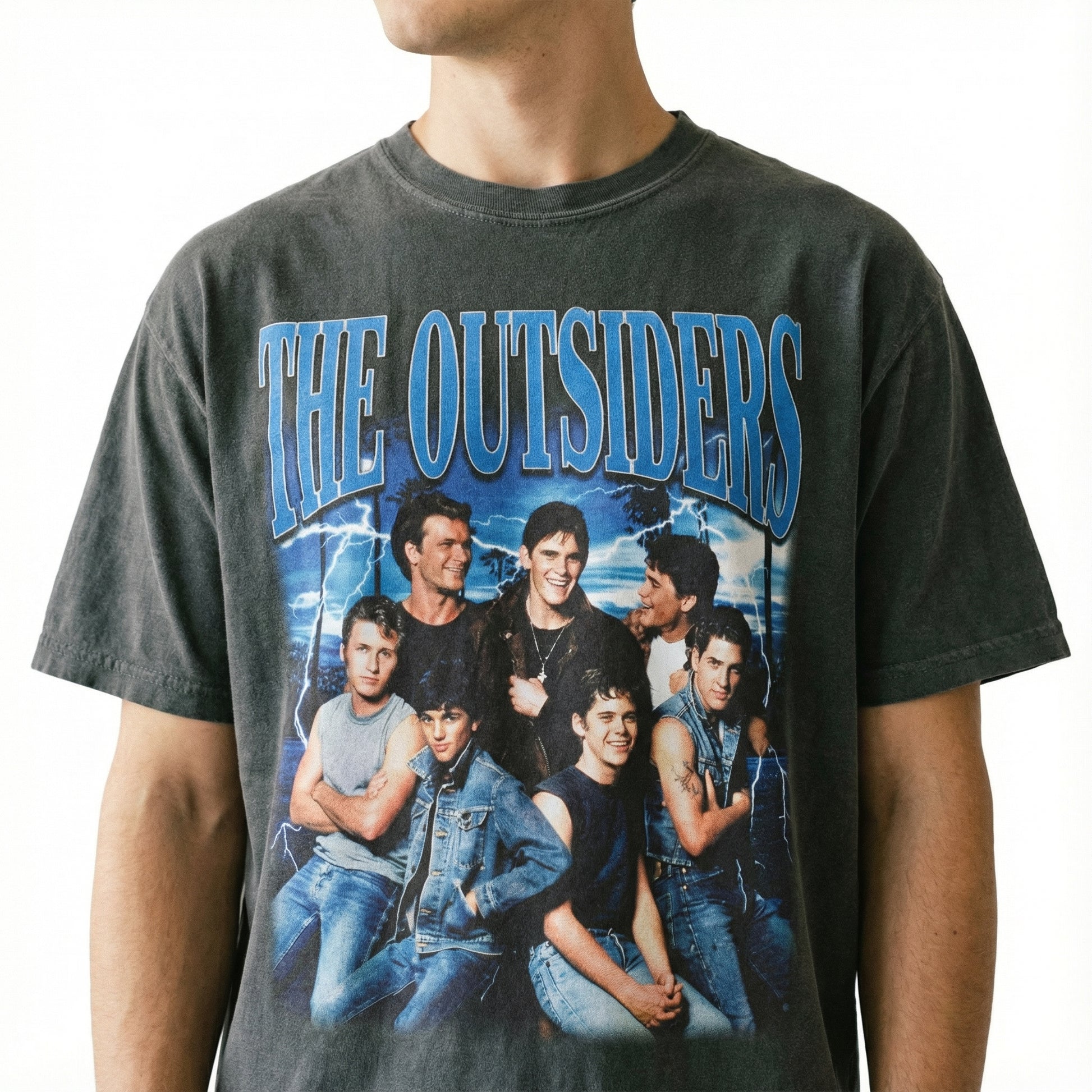 Retro Outsiders Style Graphic T-Shirt – Vintage Youth Aesthetic Tee