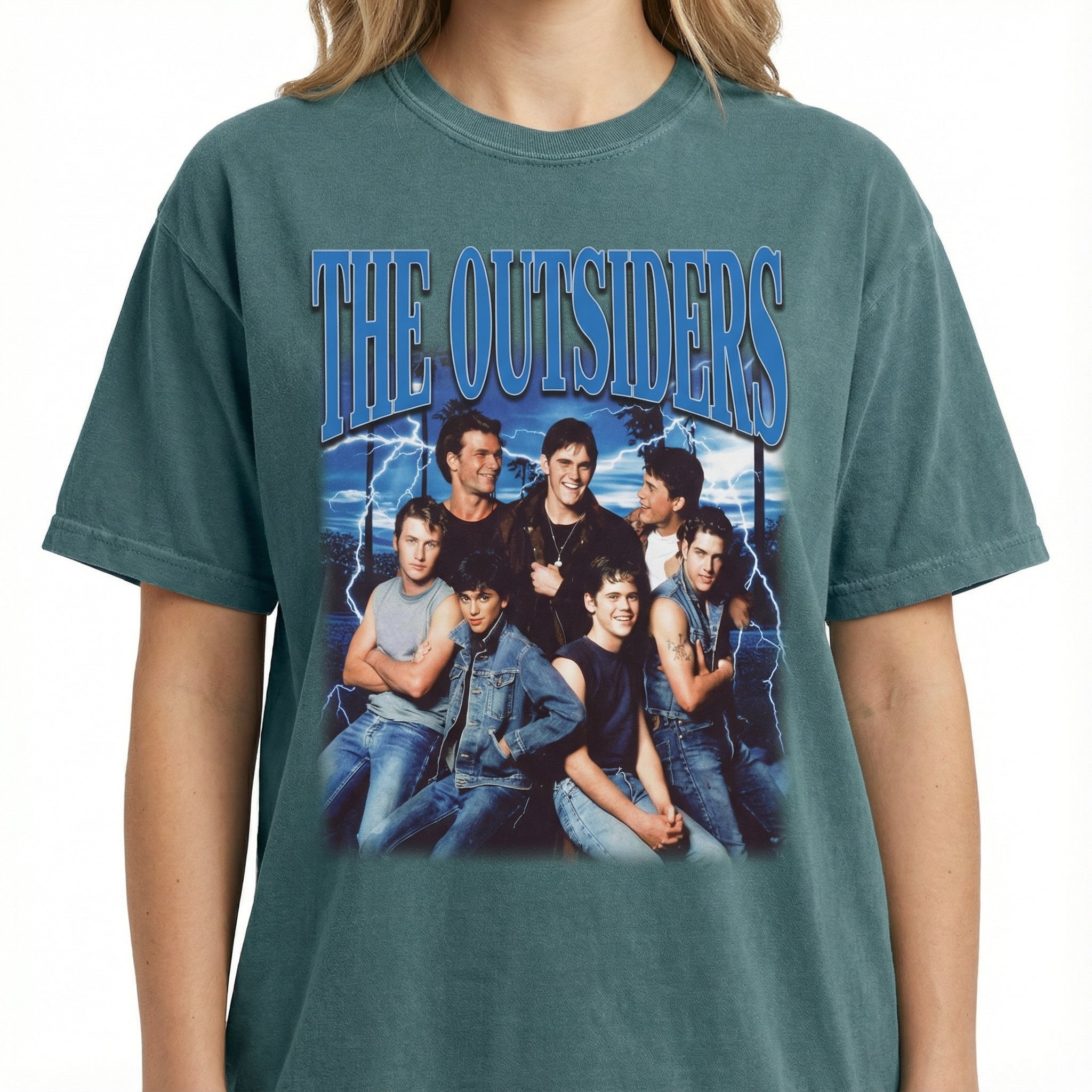 Retro Outsiders Style Graphic T-Shirt – Vintage Youth Aesthetic Tee