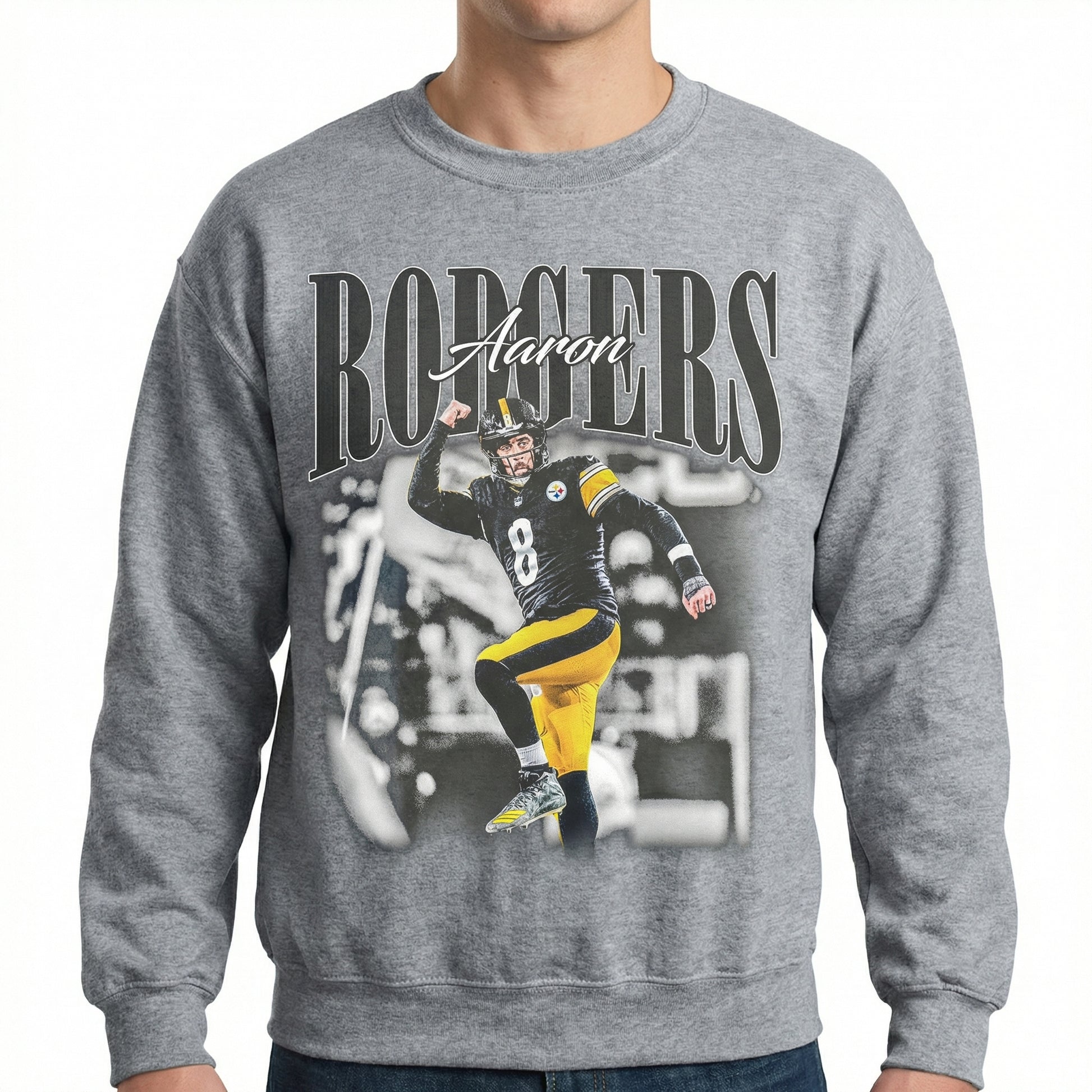 Retro Rodgers 90s Football Graphic Tee - Vintage Game Day Shirt
