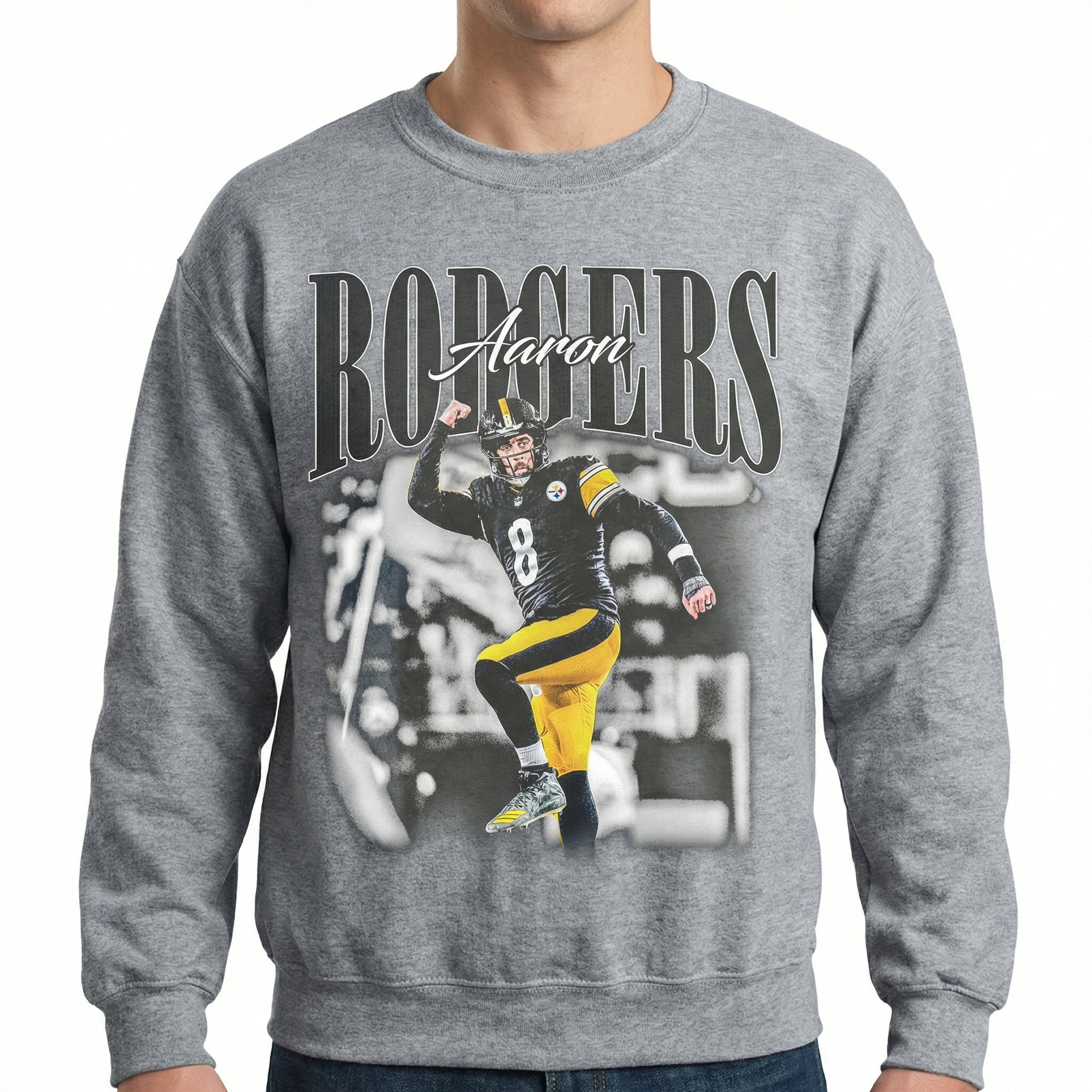 Retro Rodgers 90s Football Graphic Tee - Vintage Game Day Shirt