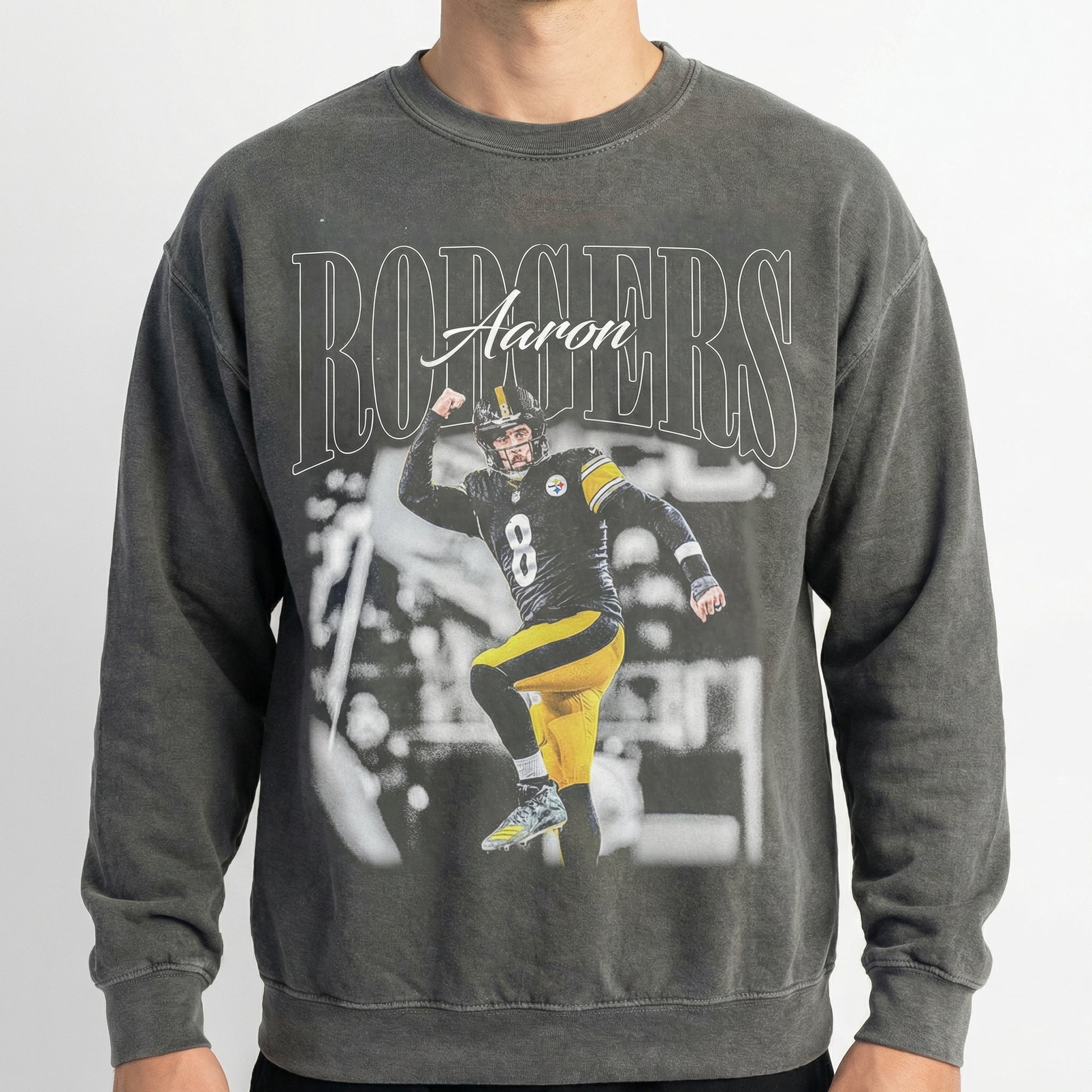 Retro Rodgers 90s Football Graphic Tee - Vintage Game Day Shirt