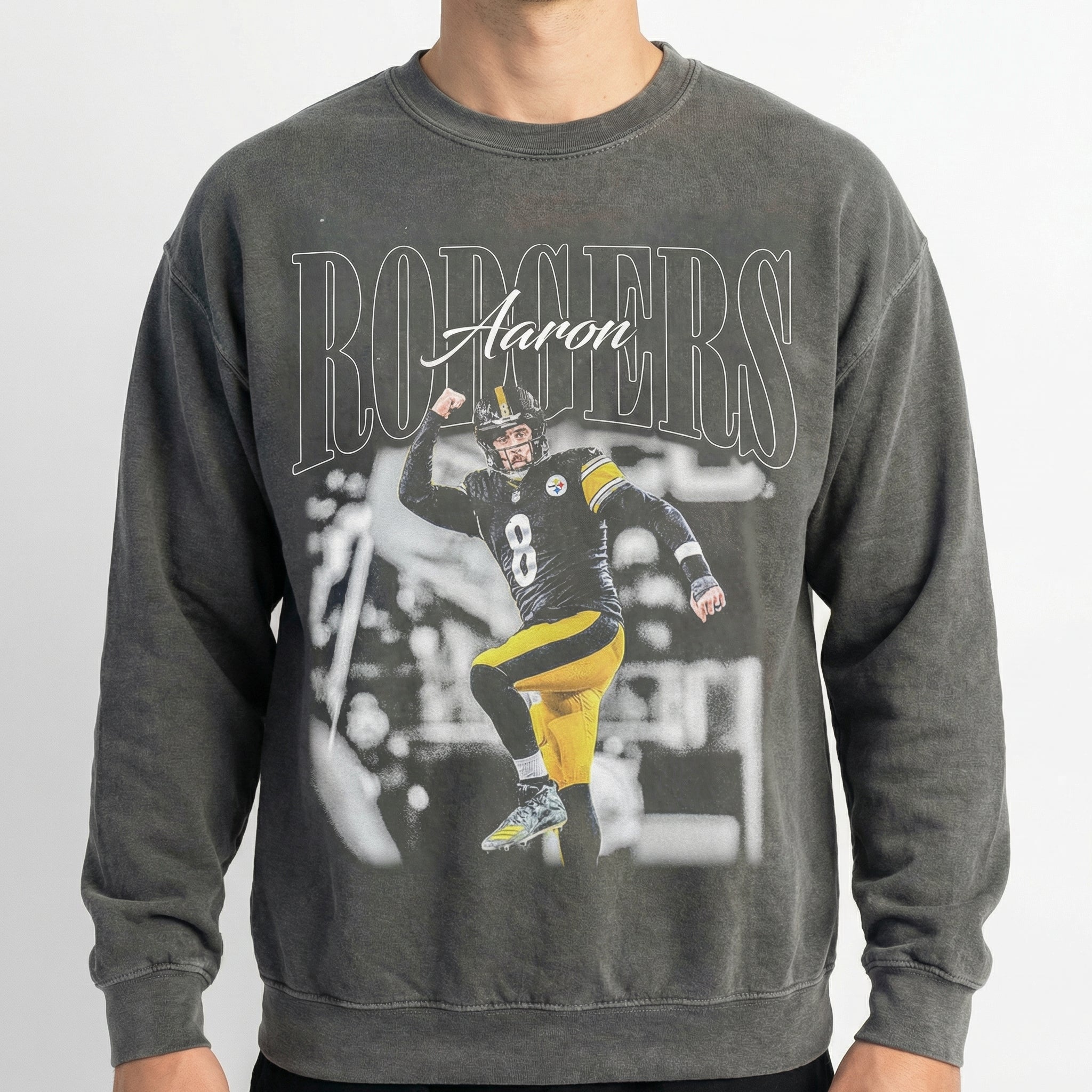 Retro Rodgers 90s Football Graphic Tee - Vintage Game Day Shirt