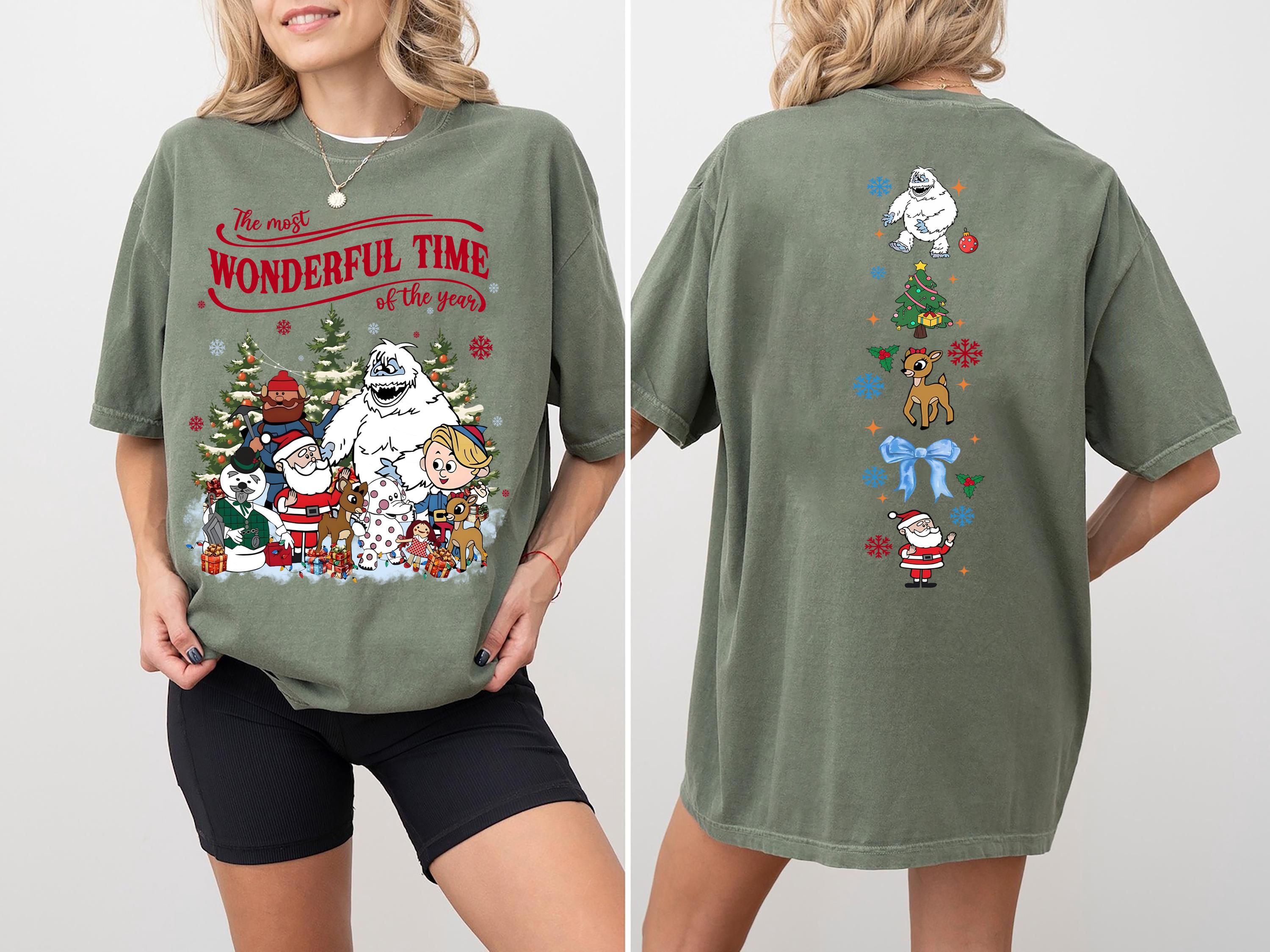 Retro Rudolph Red Nosed Reindeer Sweatshirt Vintage Christmas Shirt Holiday Pullover