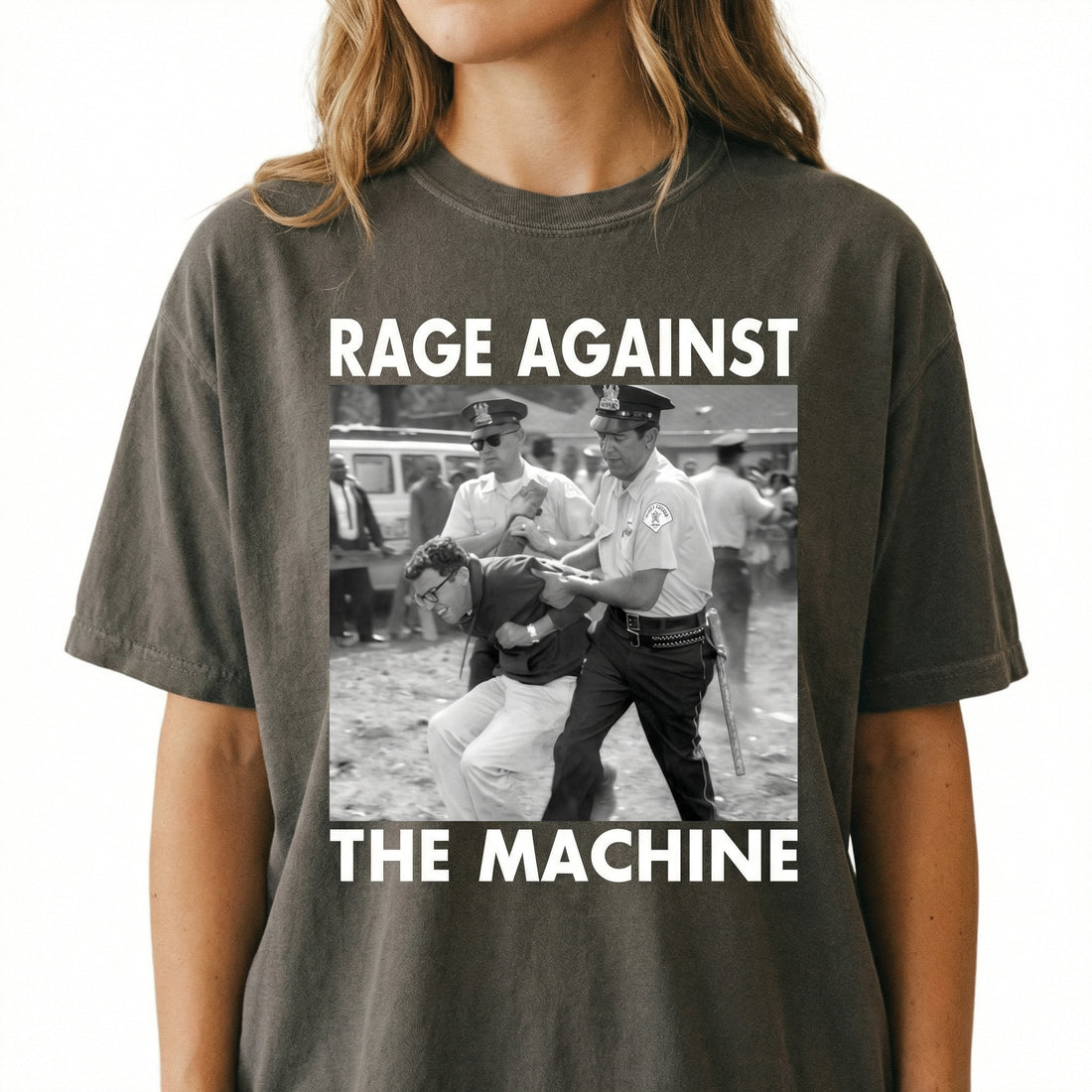 Retro Sanders 90s Political Protest Graphic T-Shirt – Vintage Resistance Crewneck