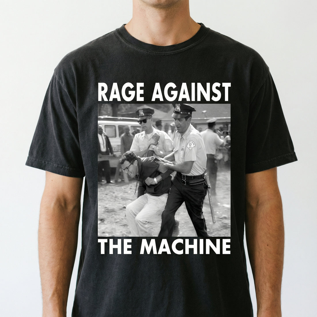 Retro Sanders 90s Political Protest Graphic T-Shirt – Vintage Resistance Crewneck