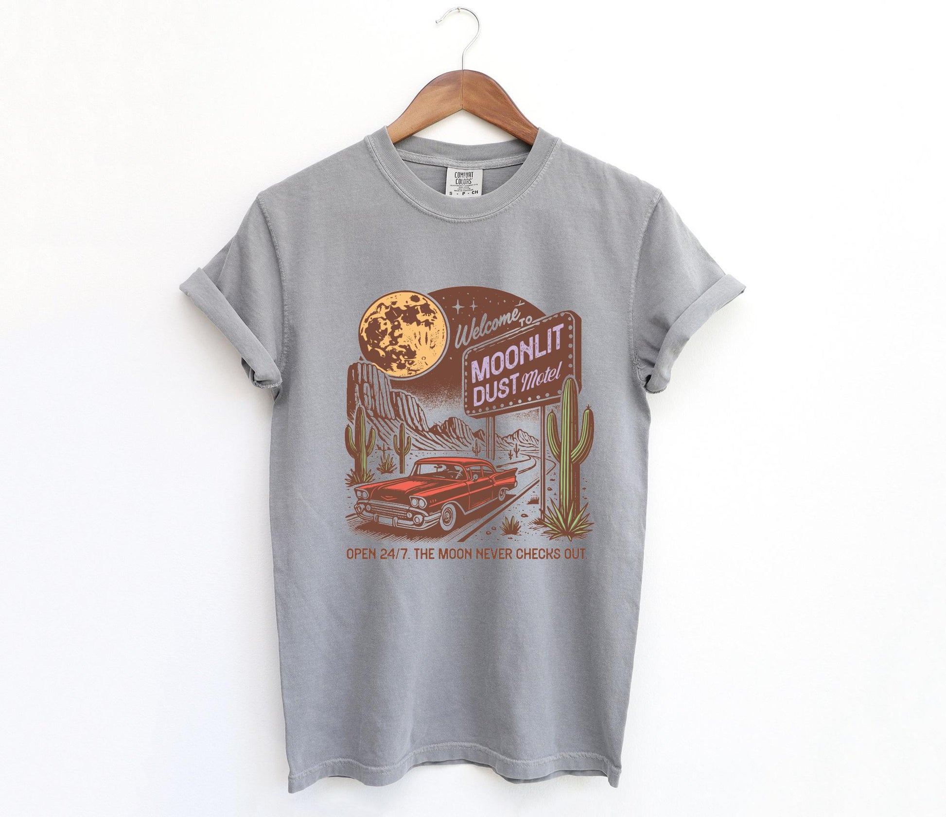 Retro Summer Desert Graphic T-Shirt - Vintage 90s Western Style Tee