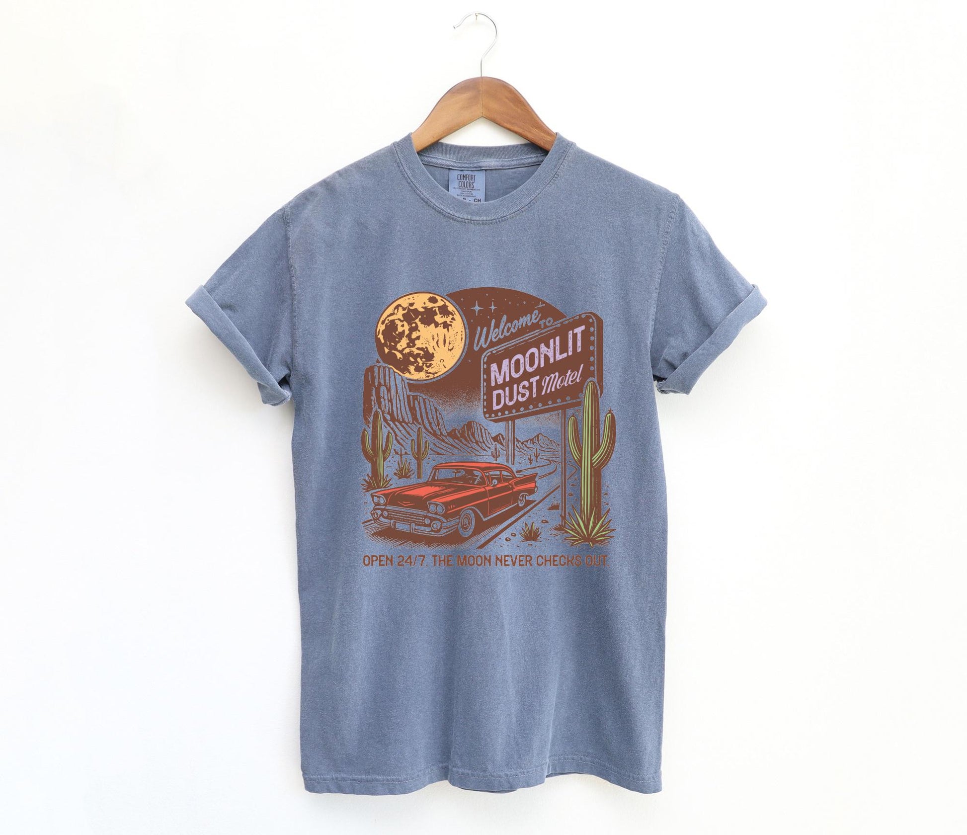 Retro Summer Desert Graphic T-Shirt - Vintage 90s Western Style Tee