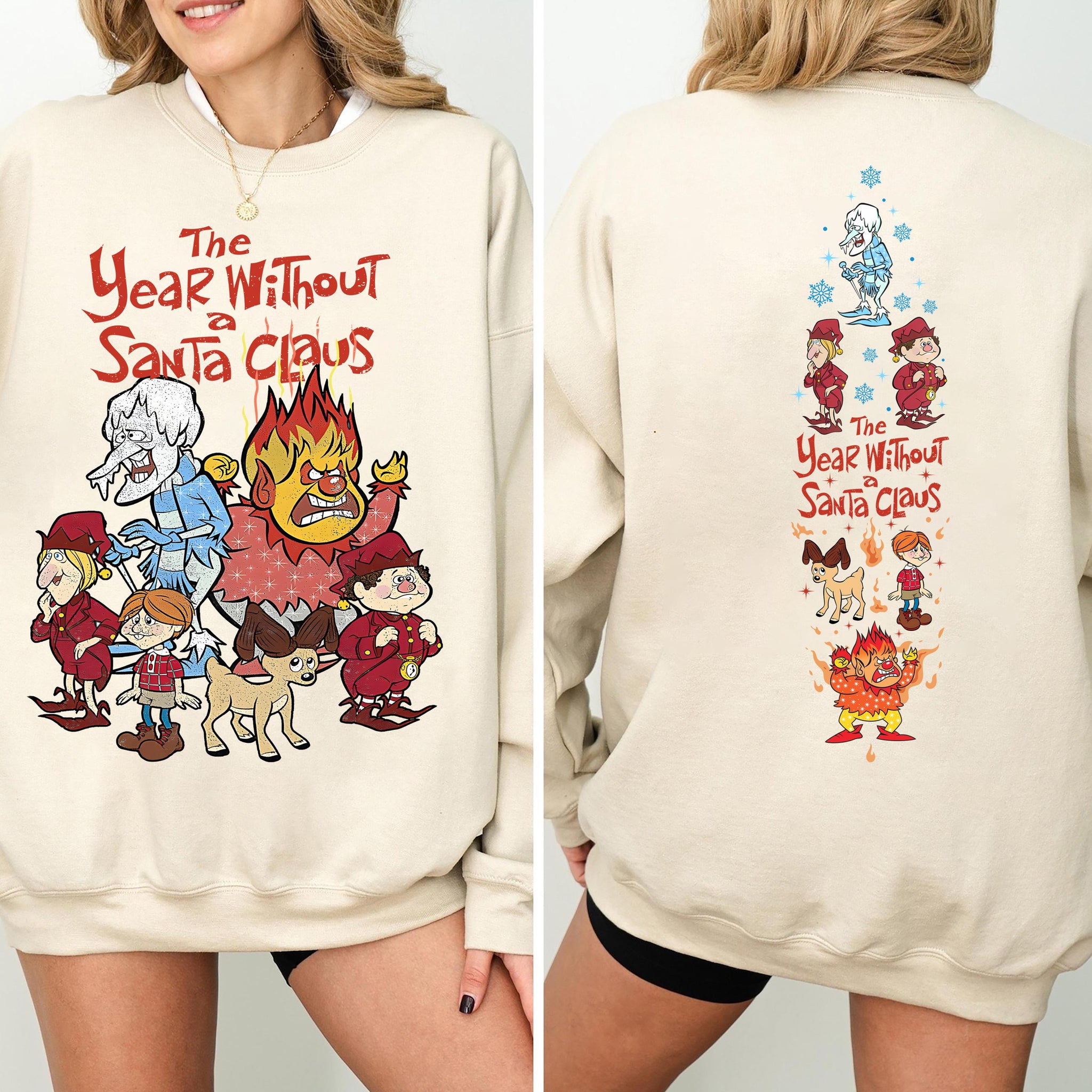 Retro The Year Without a Santa Sweatshirt Vintage Christmas Movie Sweater Holiday Shirt