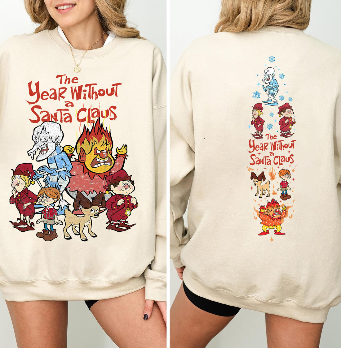 Retro The Year Without a Santa Sweatshirt Vintage Christmas Movie Sweater Holiday Shirt