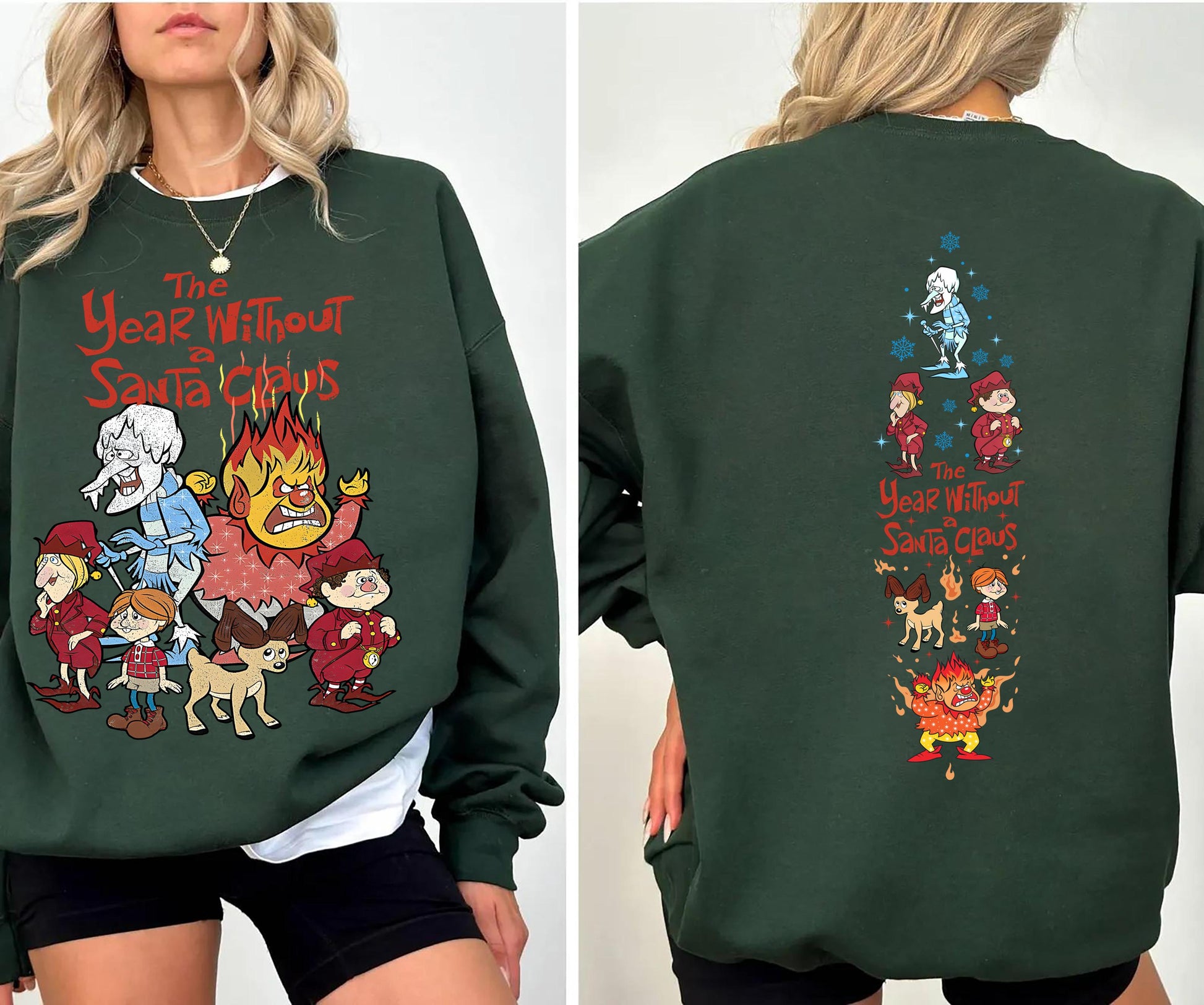 Retro The Year Without a Santa Sweatshirt Vintage Christmas Movie Sweater Holiday Shirt