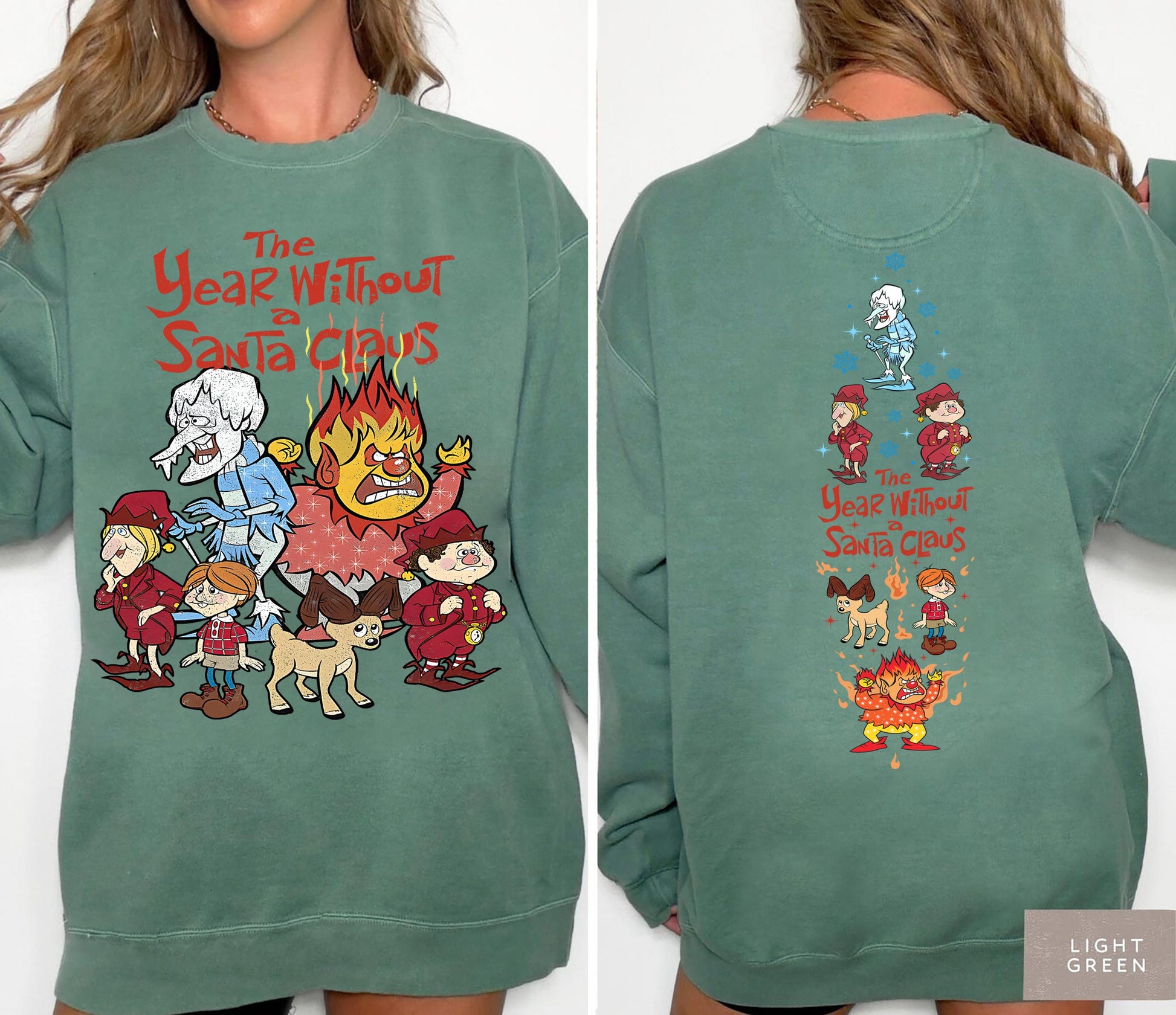 Retro The Year Without a Santa Sweatshirt Vintage Christmas Movie Sweater Holiday Shirt