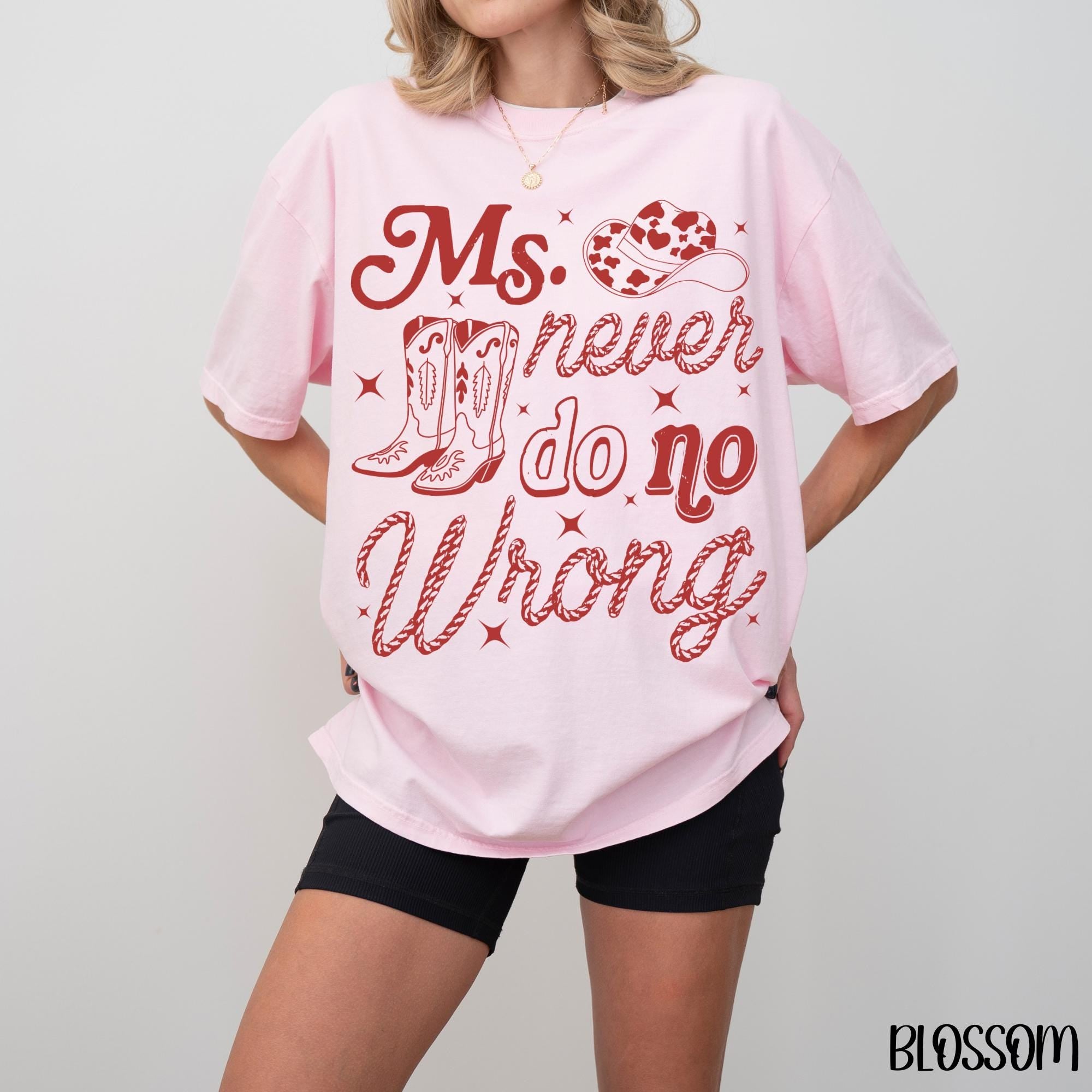 Retro Wallen Cowgirl T-Shirt – Never Do No Wrong Country Concert Tee