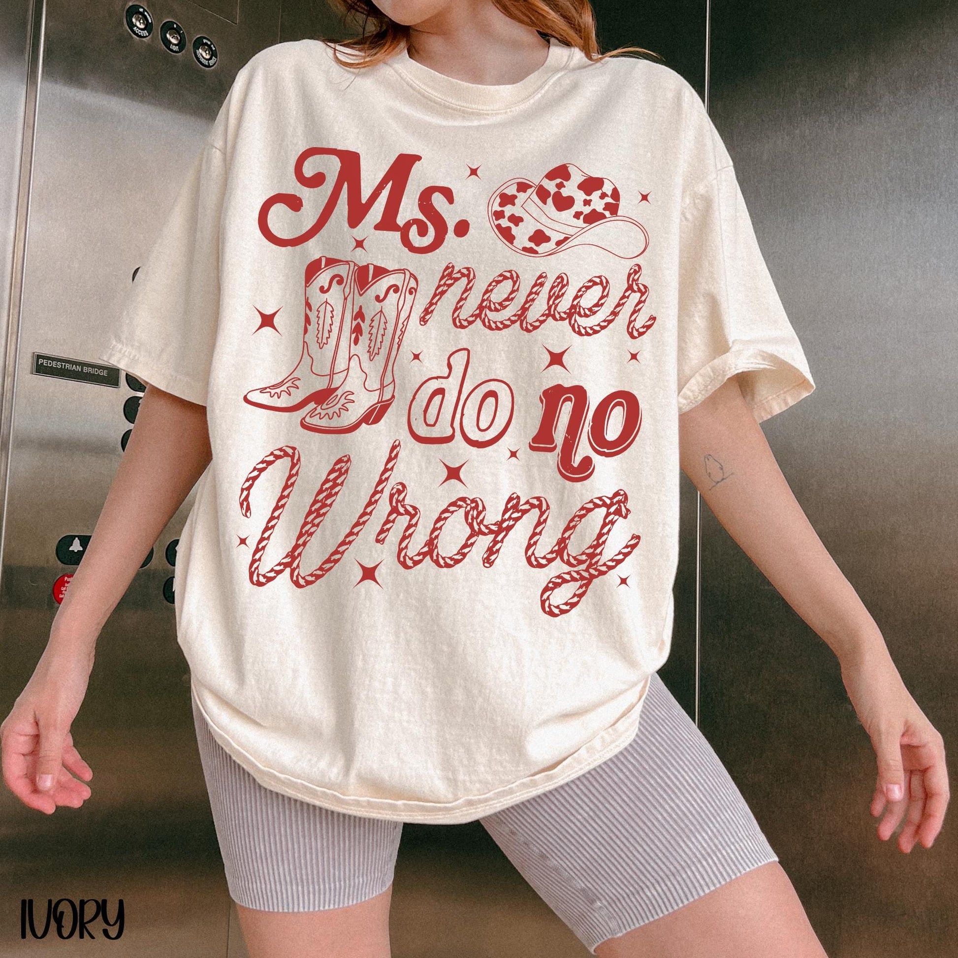 Retro Wallen Cowgirl T-Shirt – Never Do No Wrong Country Concert Tee