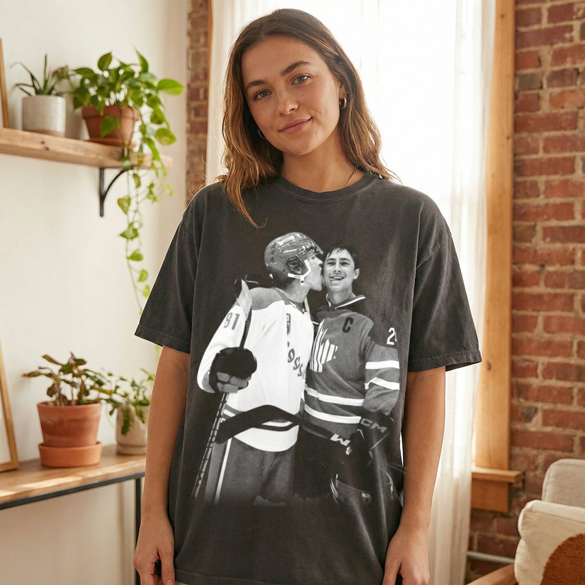 Retro Hockey Rivalry Shirt – Vintage Hockey Fan Tee – Game Day Graphic T Shirt