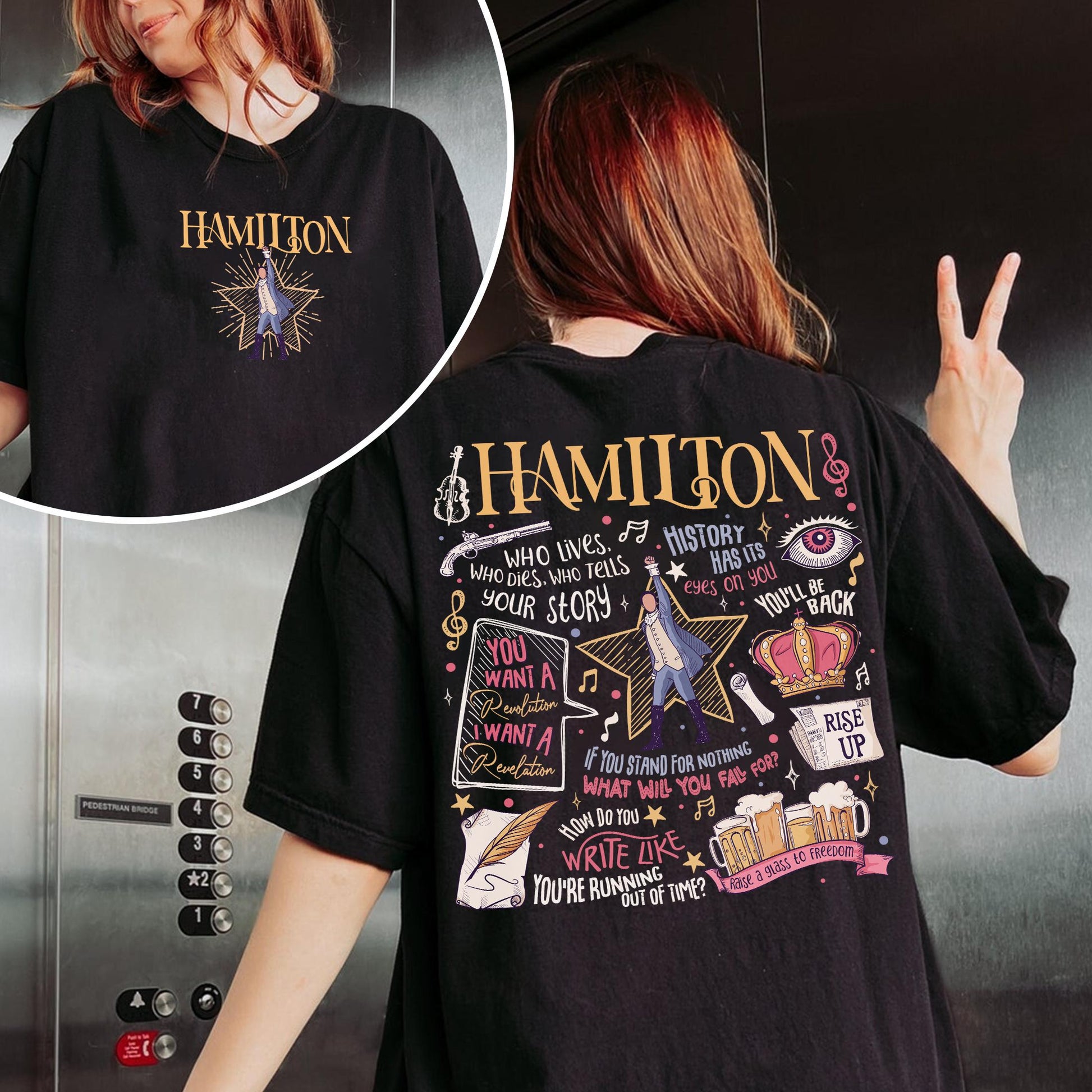 Revolutionary Hamilton Musical Quote Sweatshirt – American History Theater Fan Gift
