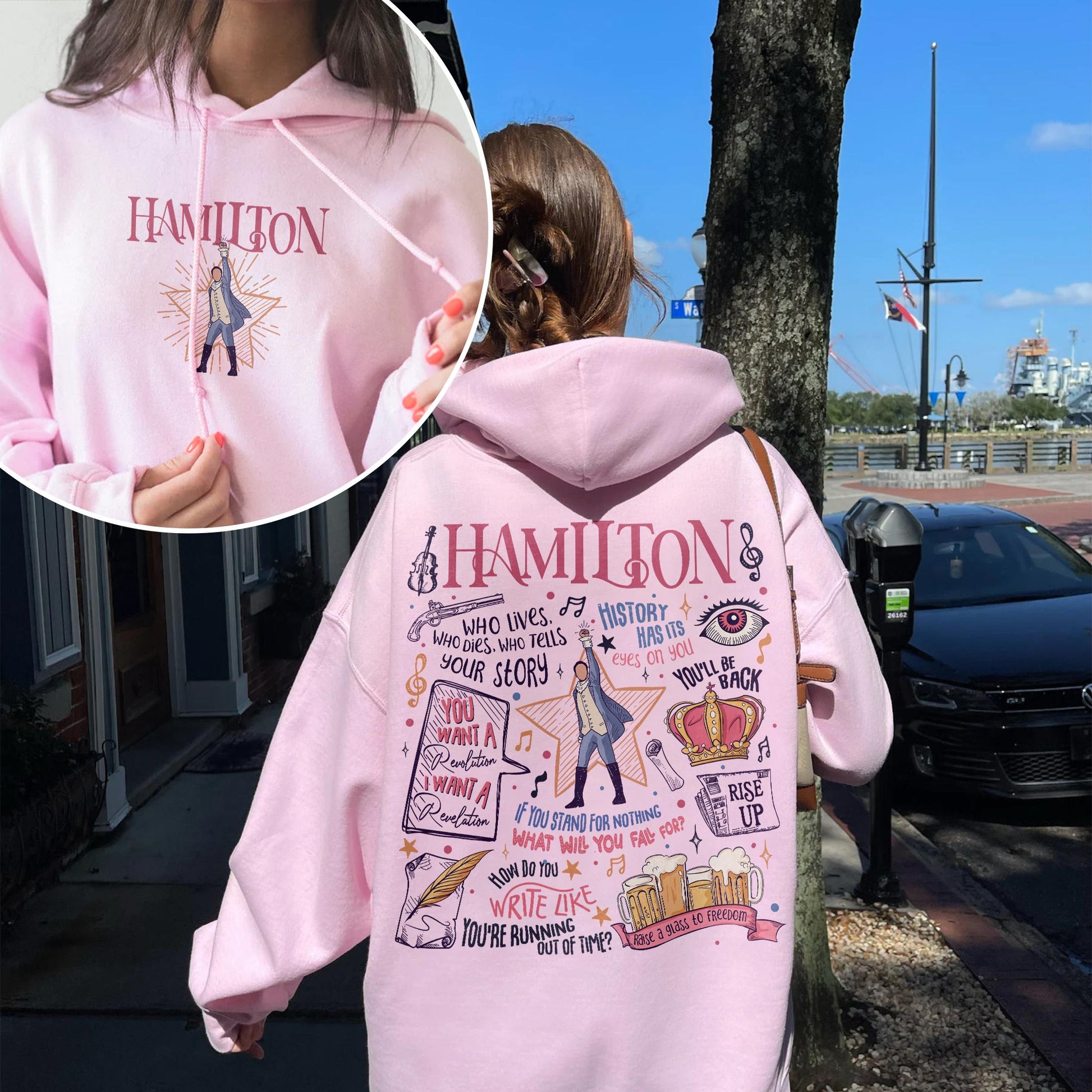 Revolutionary Hamilton Musical Quote Sweatshirt – American History Theater Fan Gift