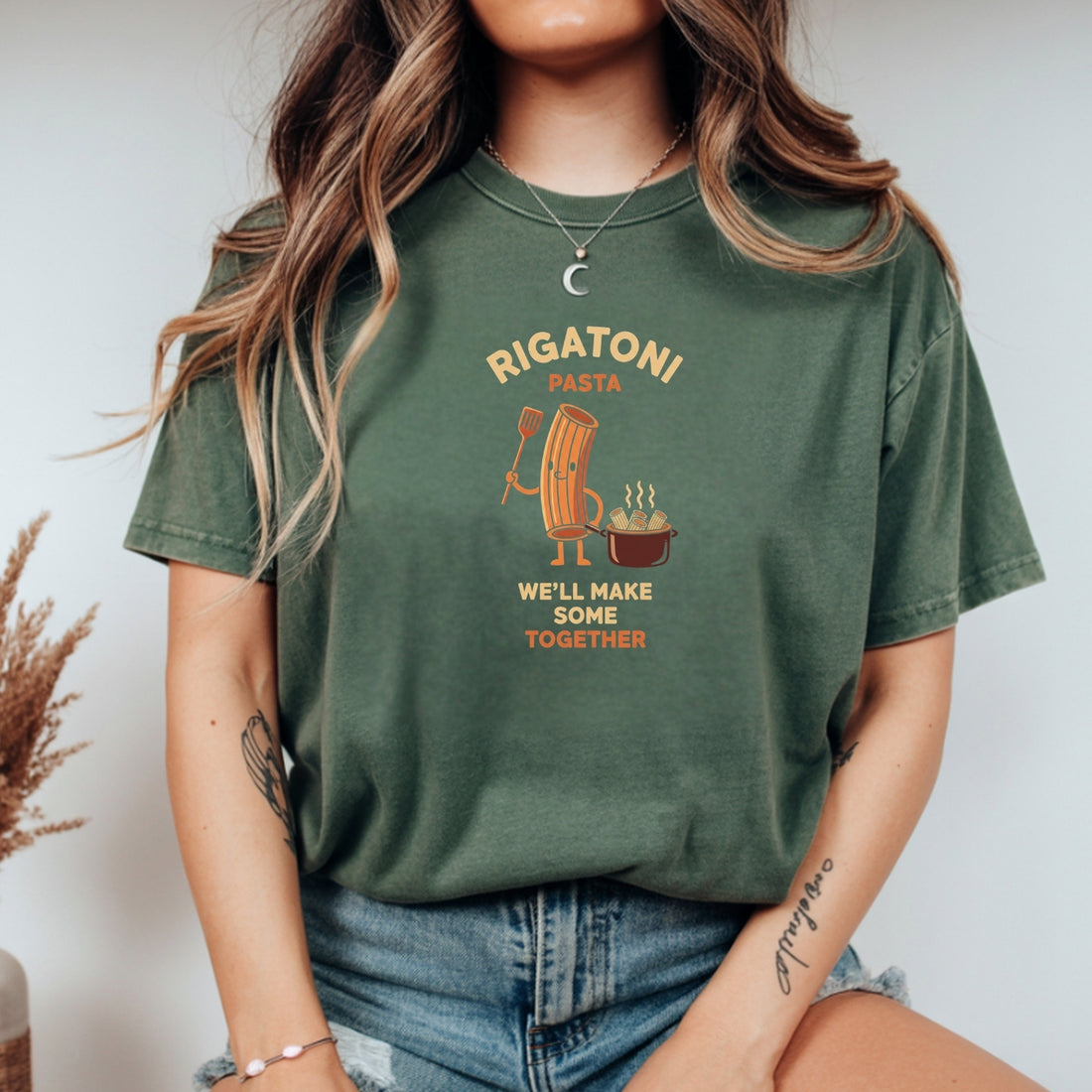 Rigatoni Pasta Meme Shirt – Funny Worm Inside Joke Unisex Tee
