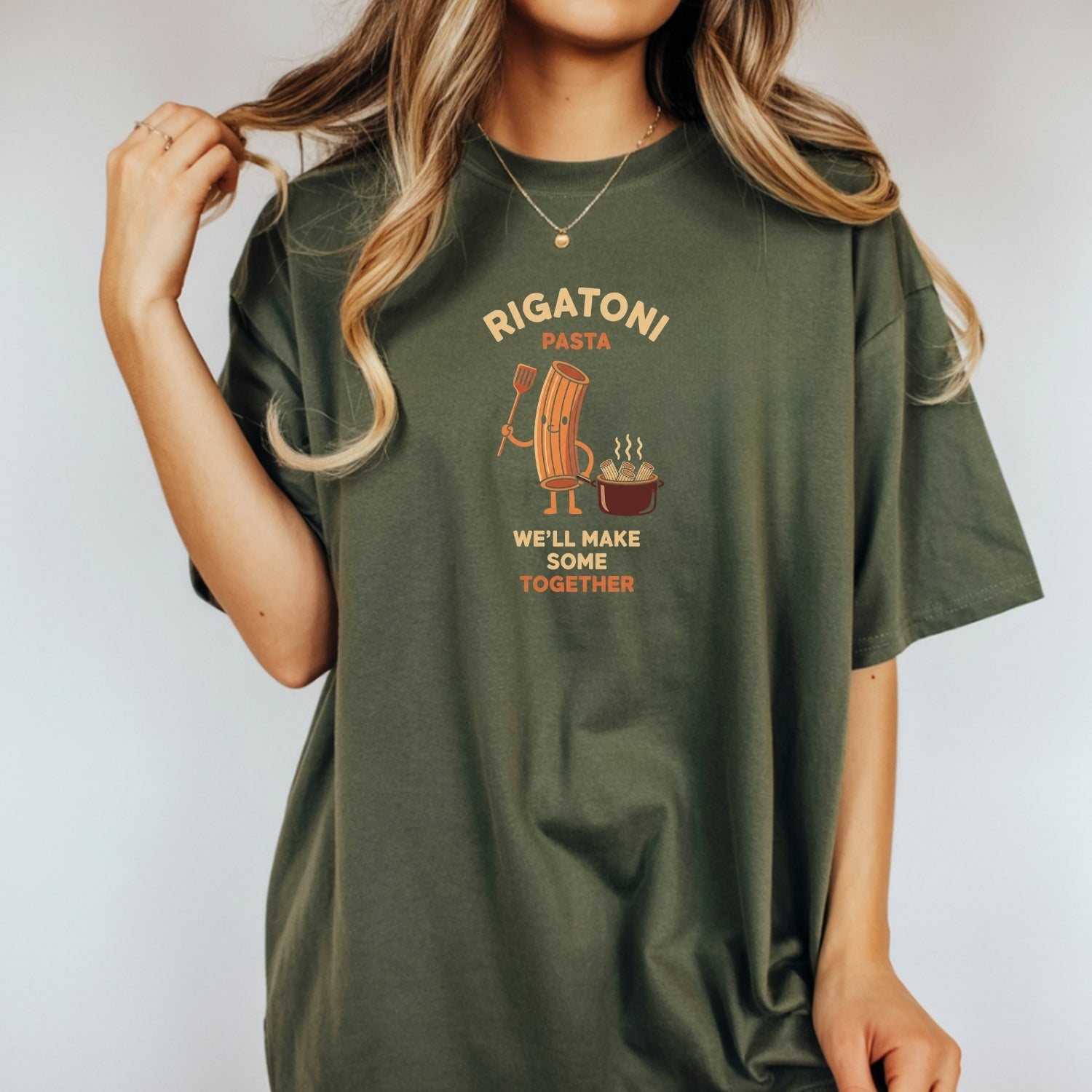 Rigatoni Pasta Meme Shirt – Funny Worm Inside Joke Unisex Tee