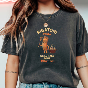 Rigatoni Pasta Meme Shirt – Funny Worm Inside Joke Unisex Tee
