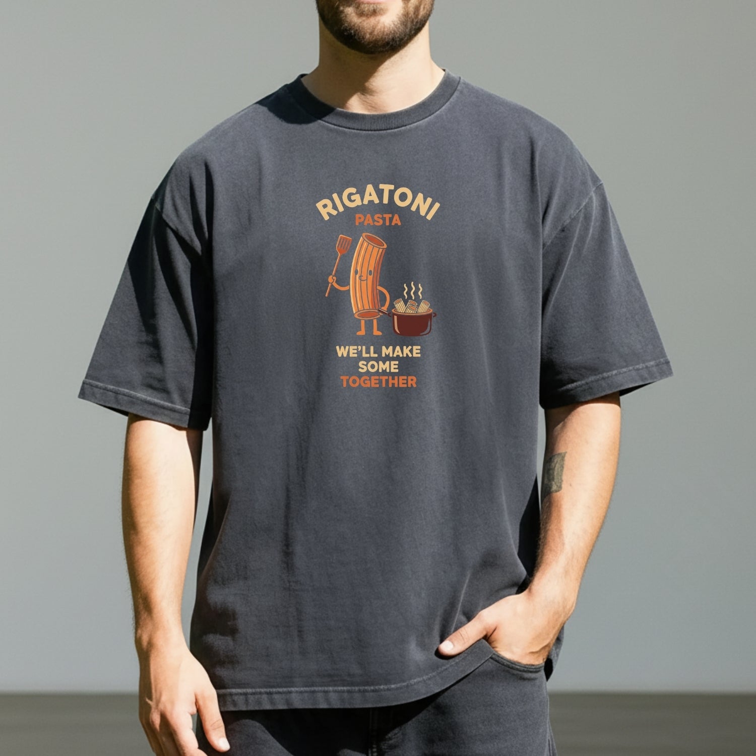 Rigatoni Pasta Meme Shirt – Funny Worm Inside Joke Unisex Tee