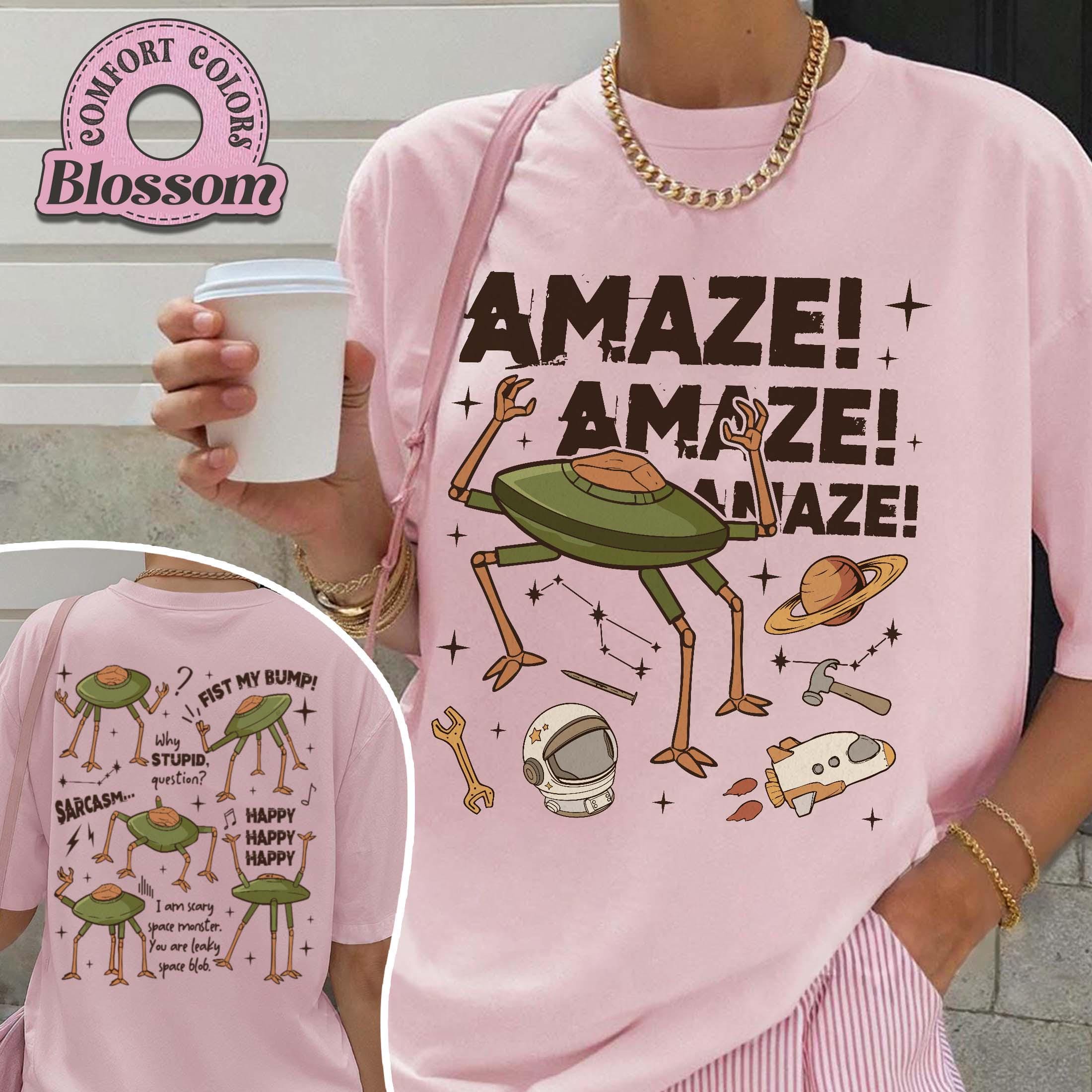 Rocky Amaze Amaze Amaze T-Shirt – Funny Retro Sci-Fi Alien Tee