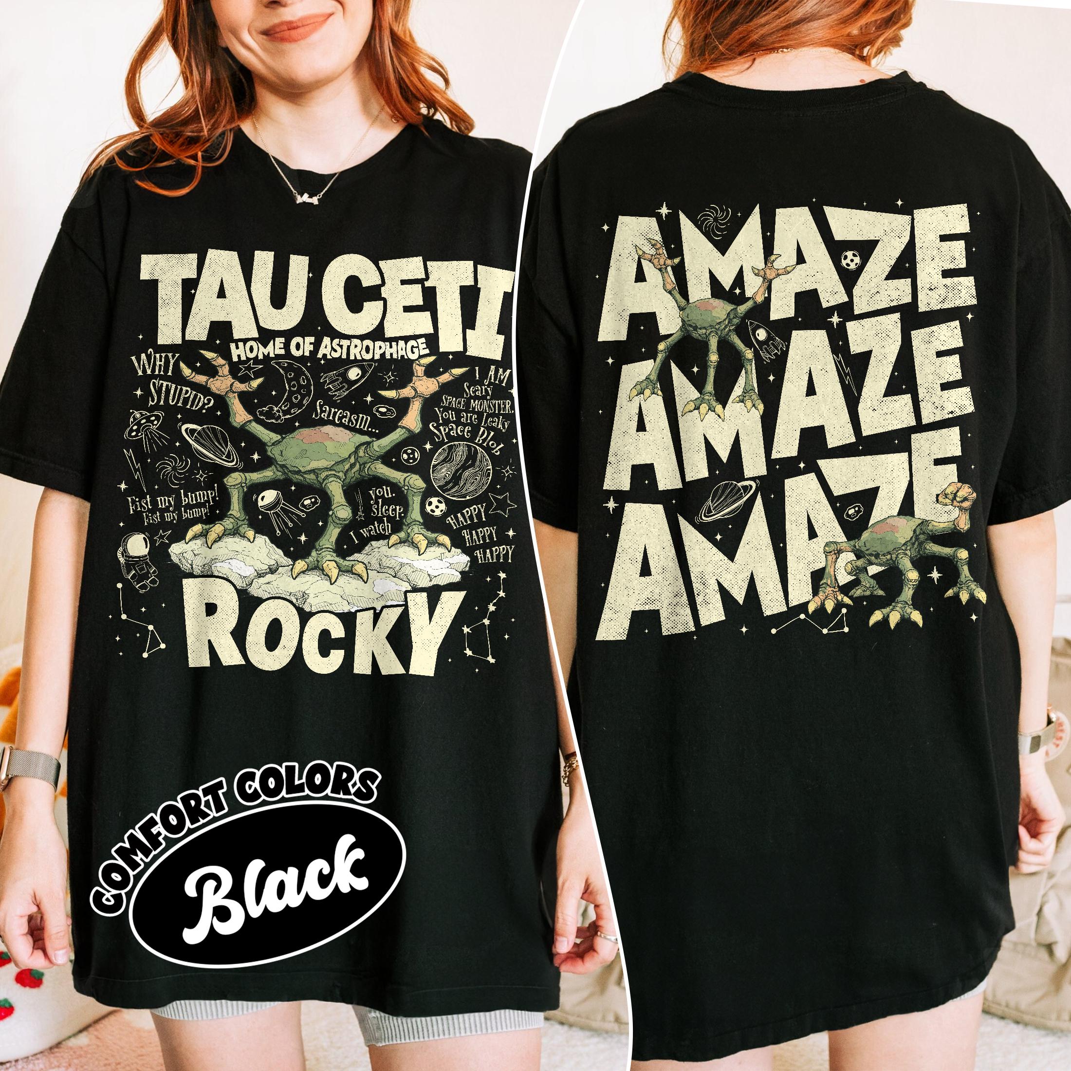 Rocky Tau Ceti Astrophage Graphic T-Shirt – Sci-Fi Lover Gift Tee