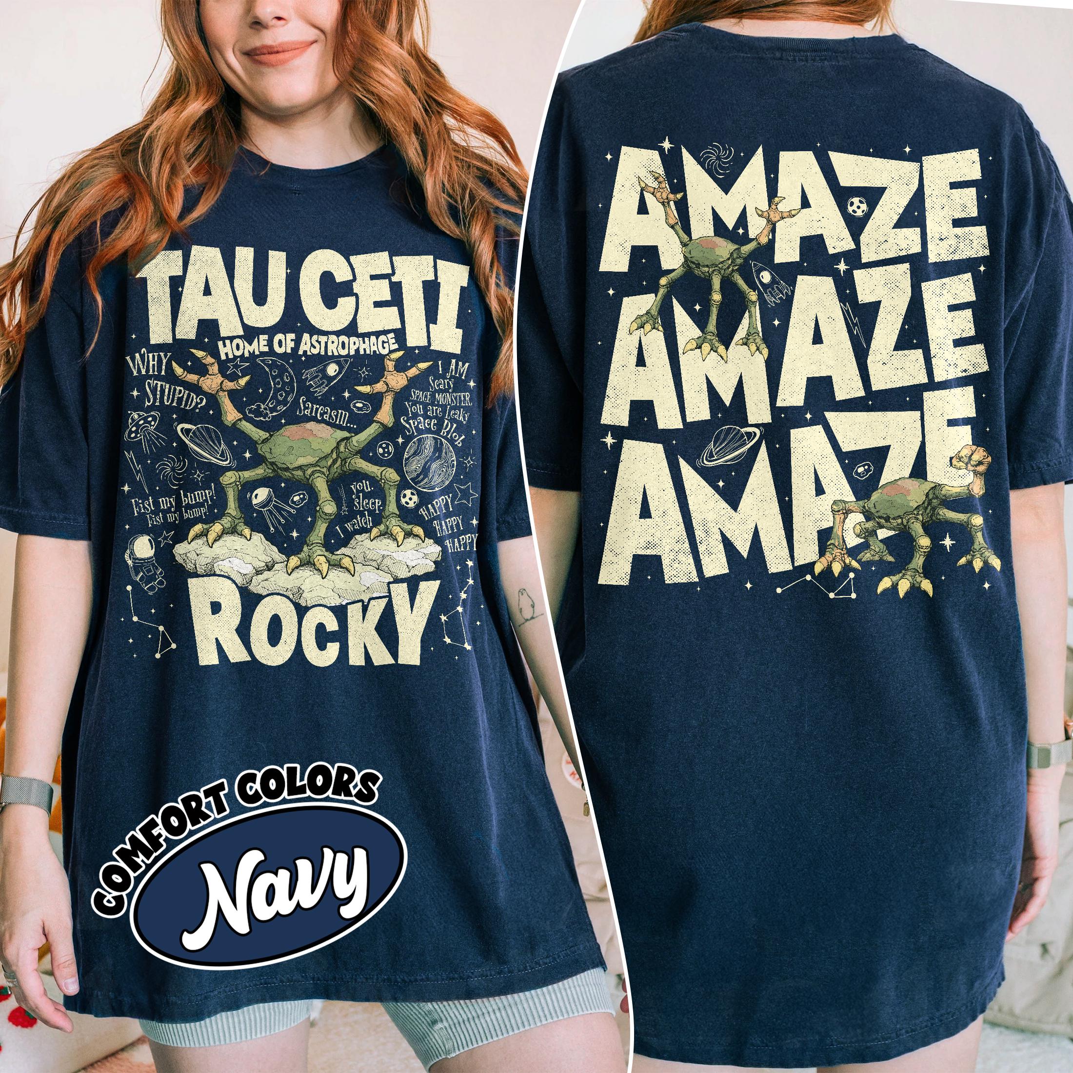 Rocky Tau Ceti Astrophage Graphic T-Shirt – Sci-Fi Lover Gift Tee