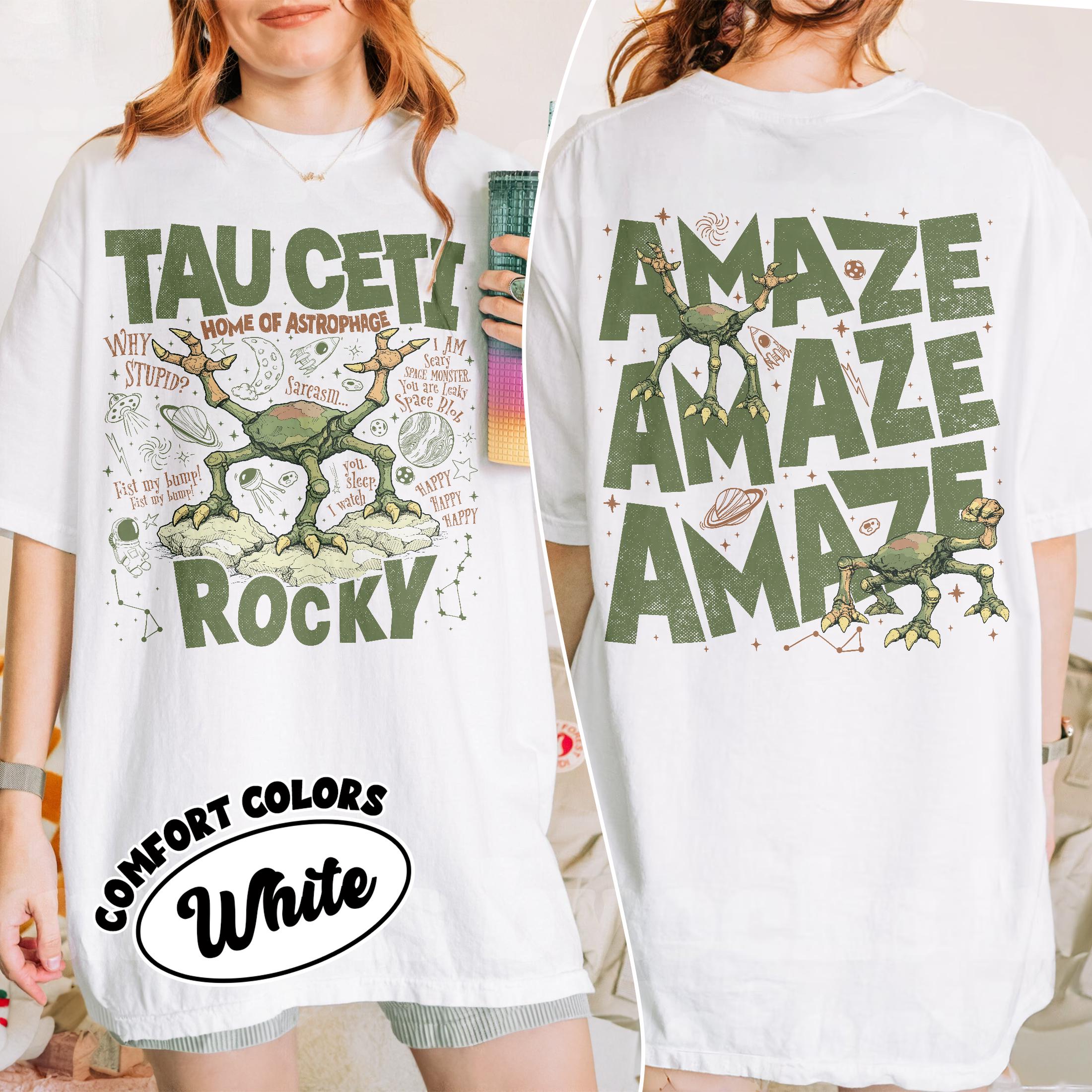 Rocky Tau Ceti Astrophage Graphic T-Shirt – Sci-Fi Lover Gift Tee